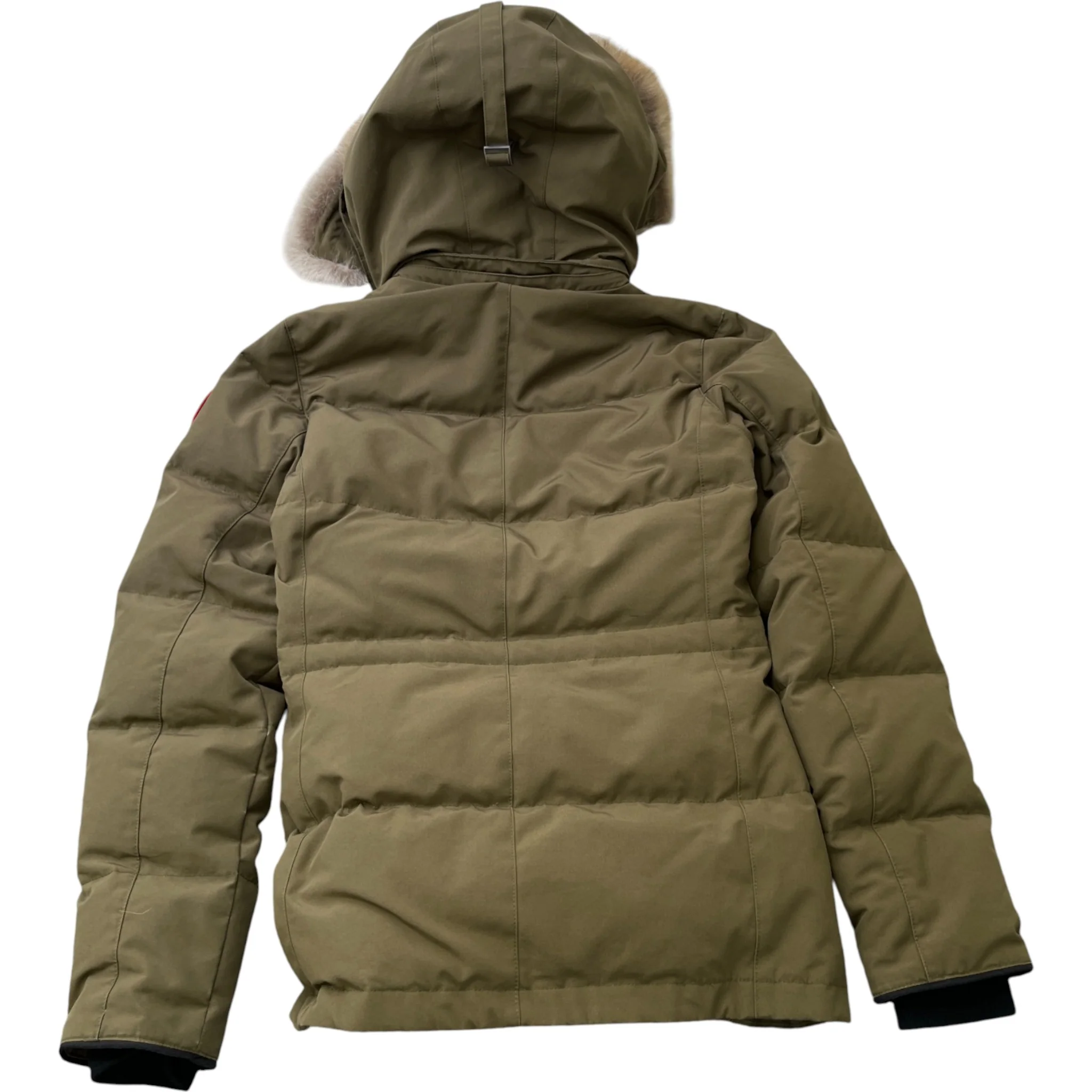 Women's Chelsea Parka Down Jacket Khaki Size S - Image 2