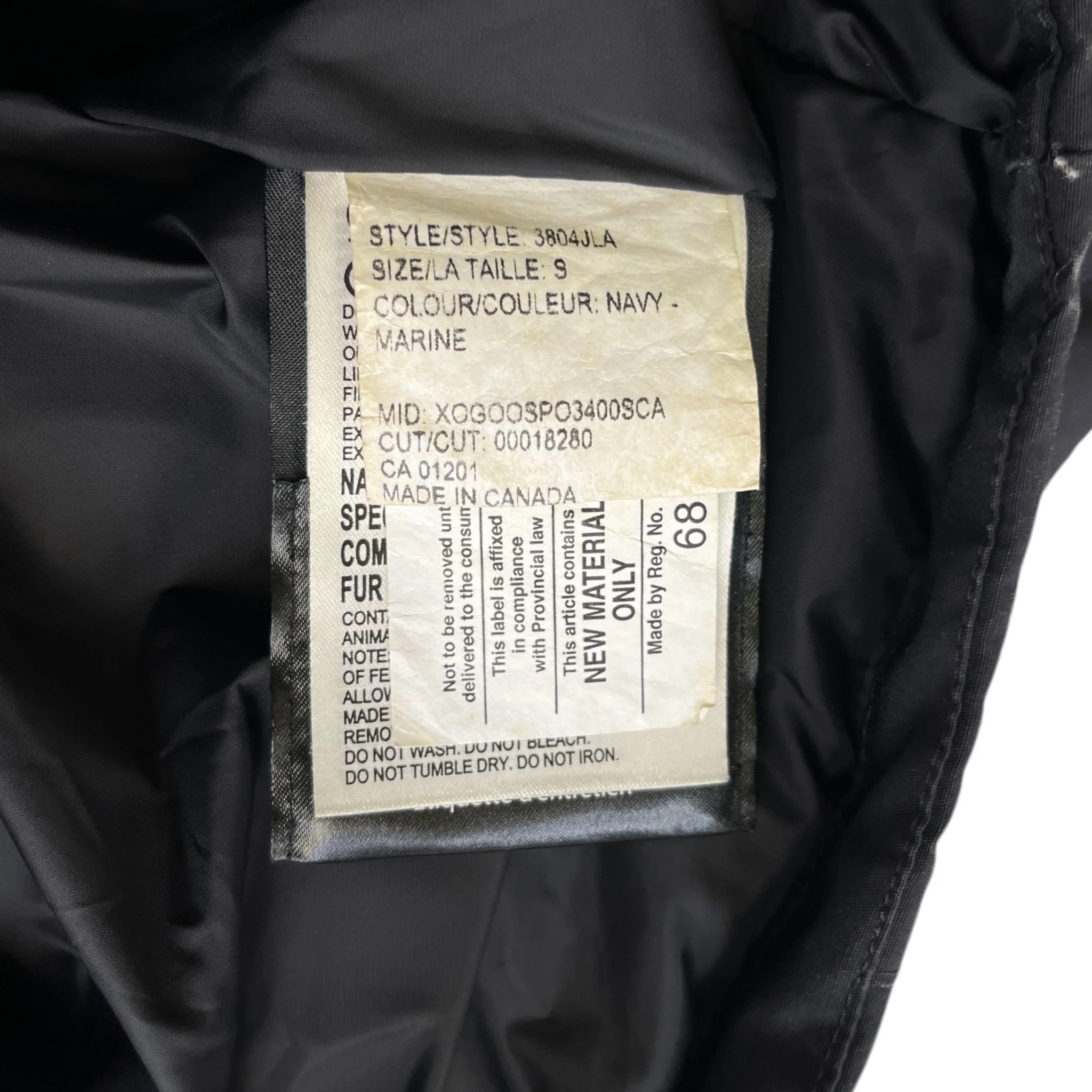 Women's Chelsea Parka Down Jacket Navy Size S - Image 6