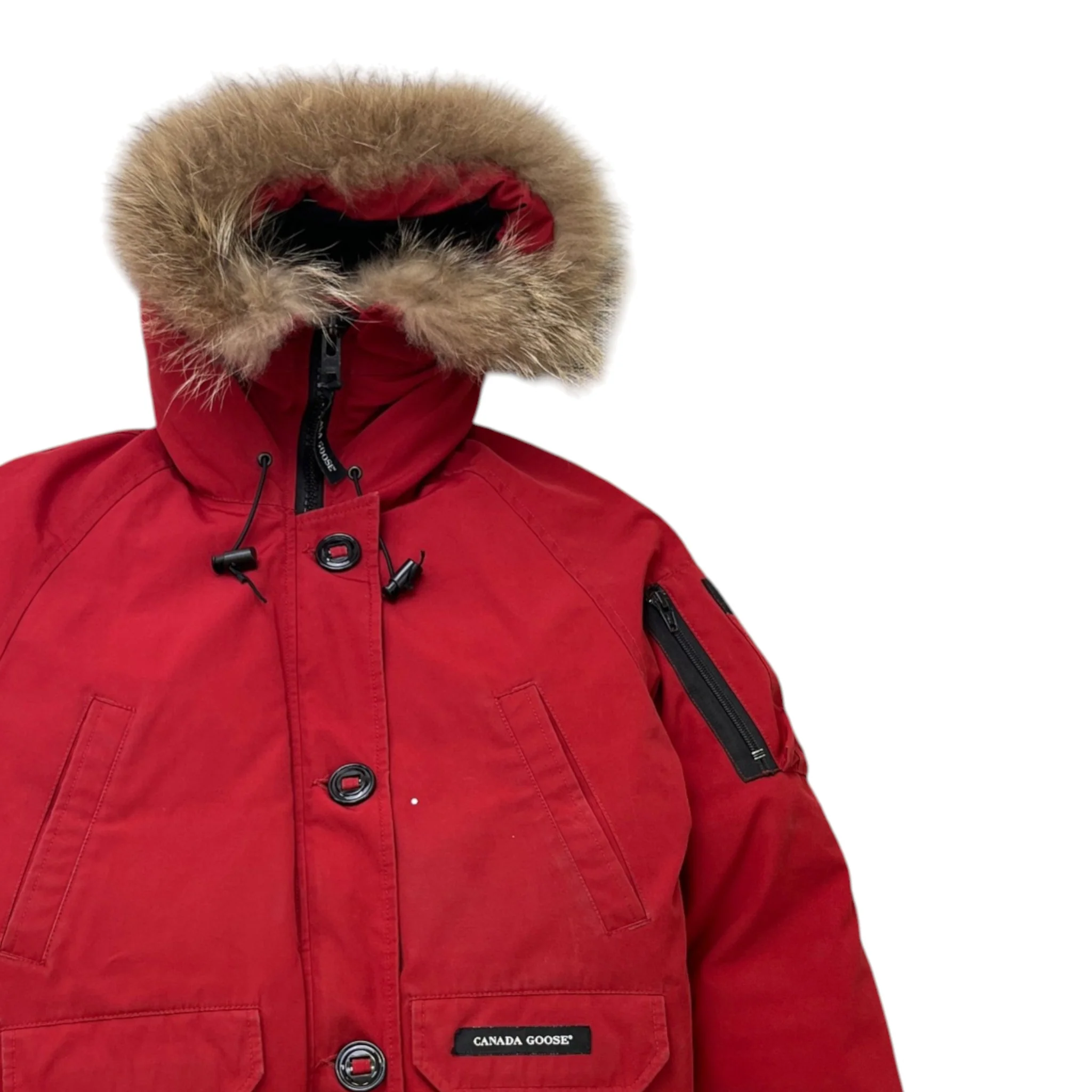 Women's Chilliwack Bomber Down Jacket Red Size S - Image 3