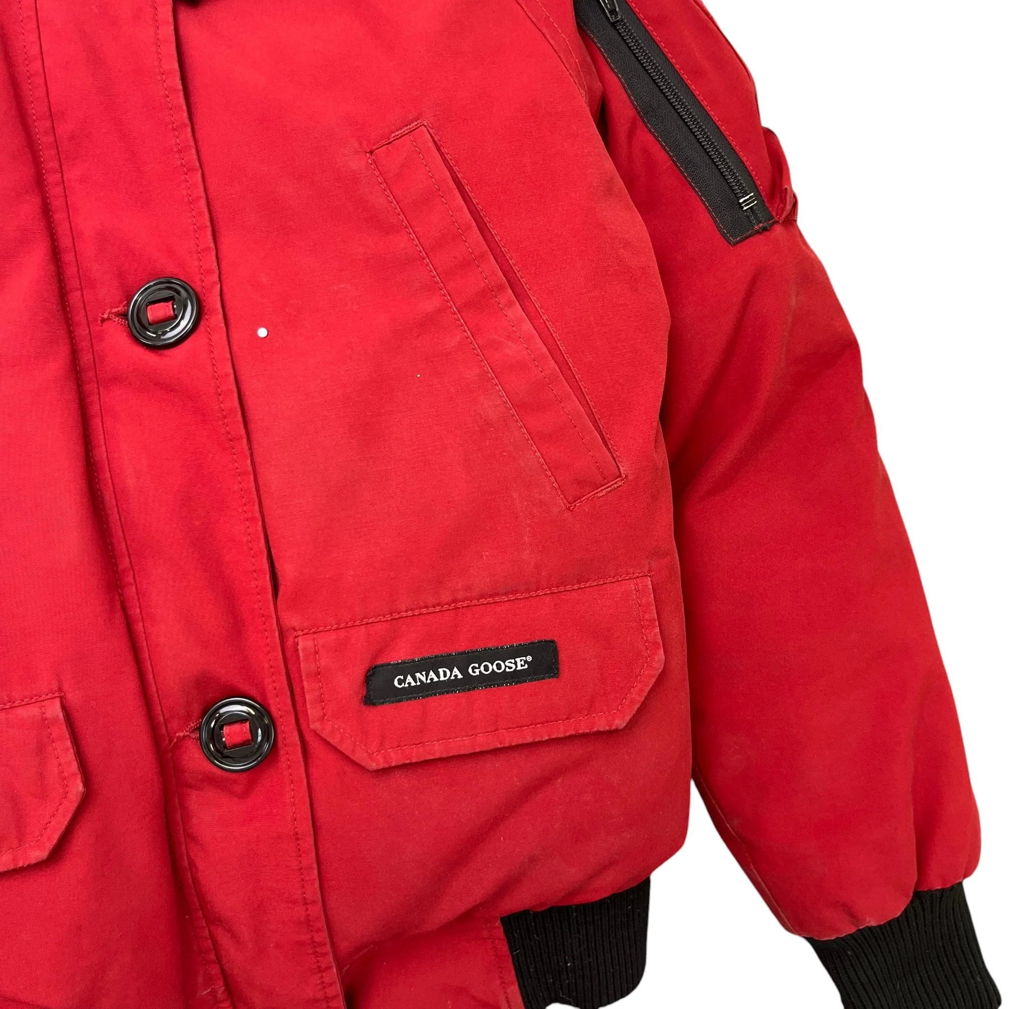Women's Chilliwack Bomber Down Jacket Red Size S - Image 6