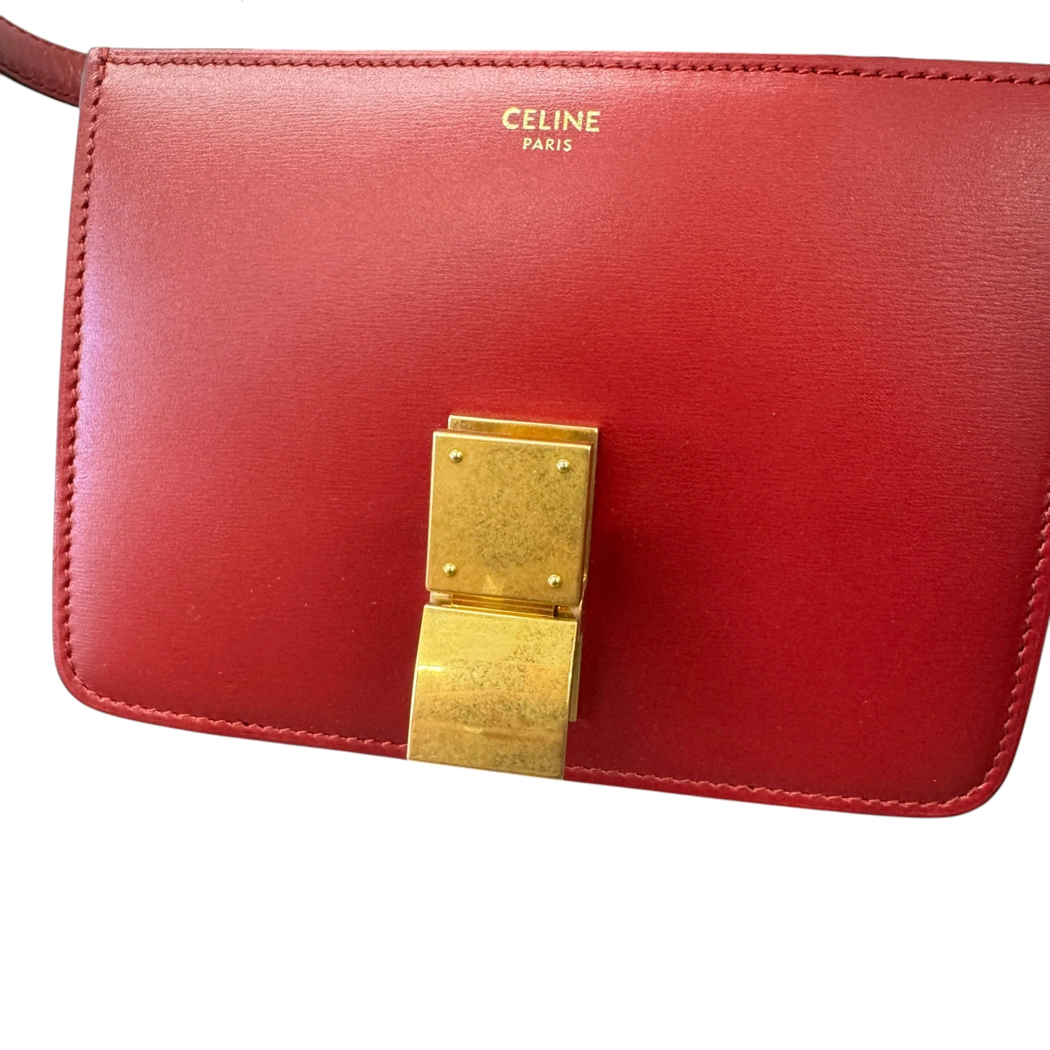 Women's Classic Box Bag Red - Image 11