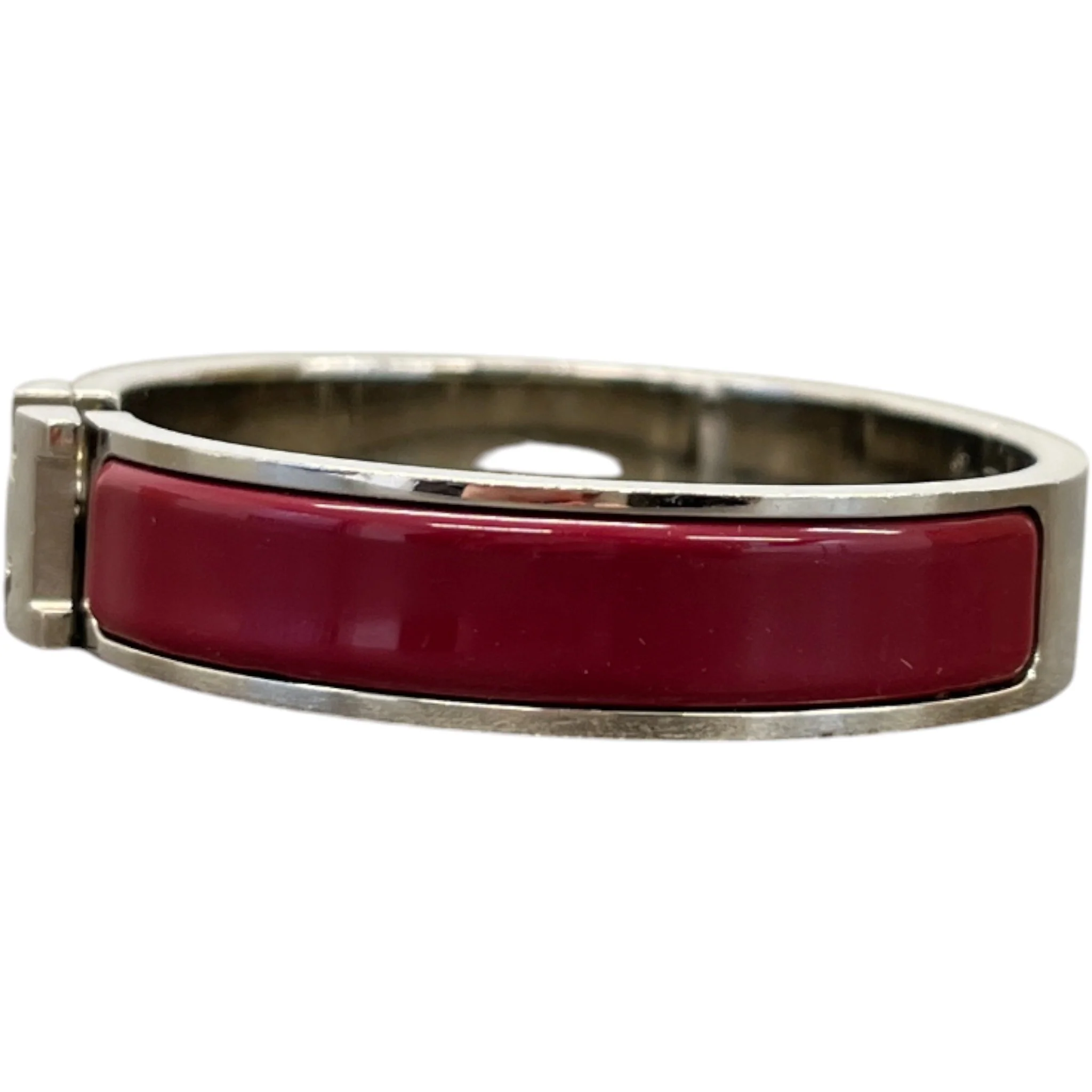 Women's Clic H Bracelet Burgundy - Image 4