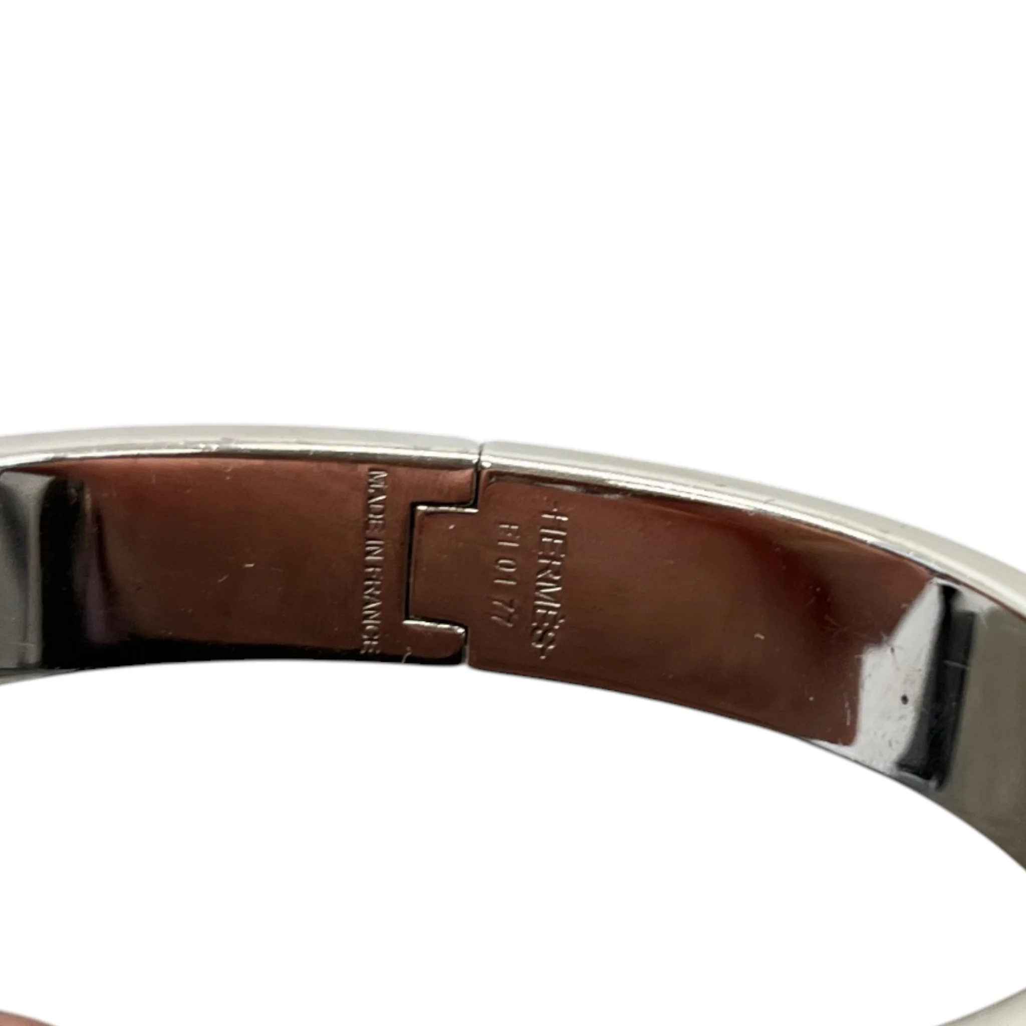 Women's Clic H Bracelet Burgundy - Image 5