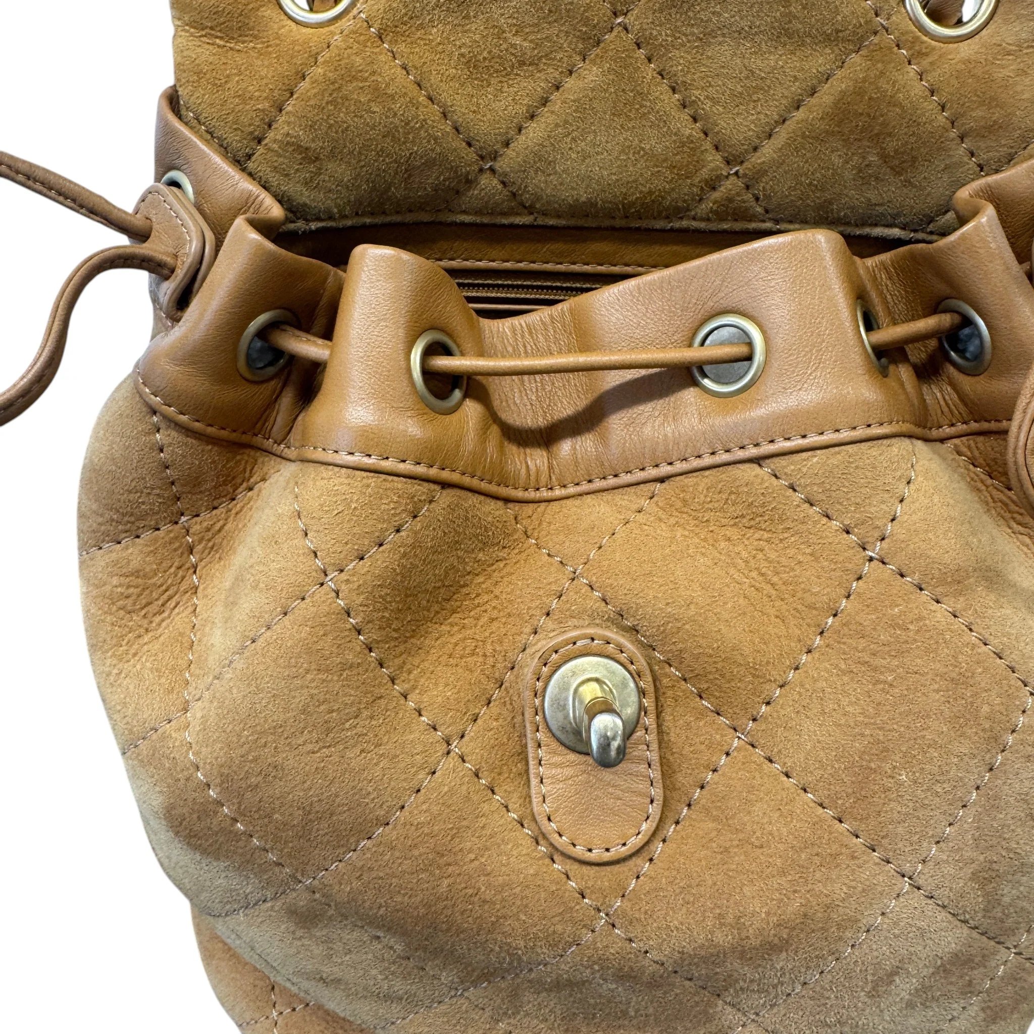 Women's Coco Neige Cozy Backpack Beige - Image 11