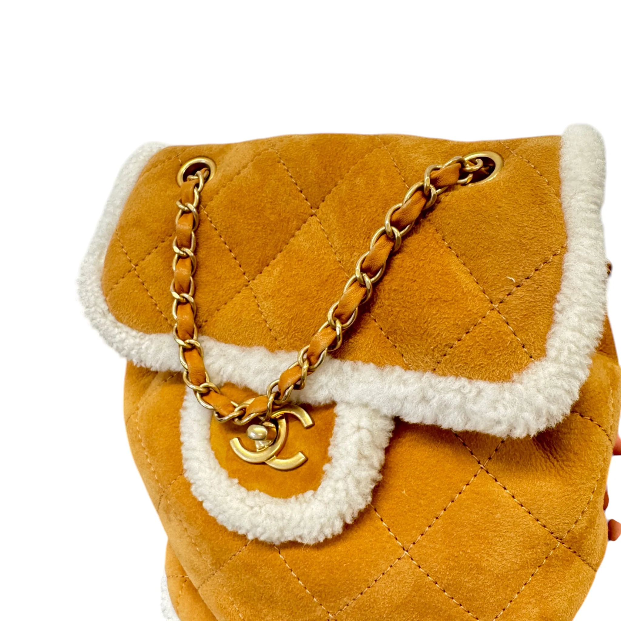Women's Coco Neige Cozy Backpack Beige - Image 8
