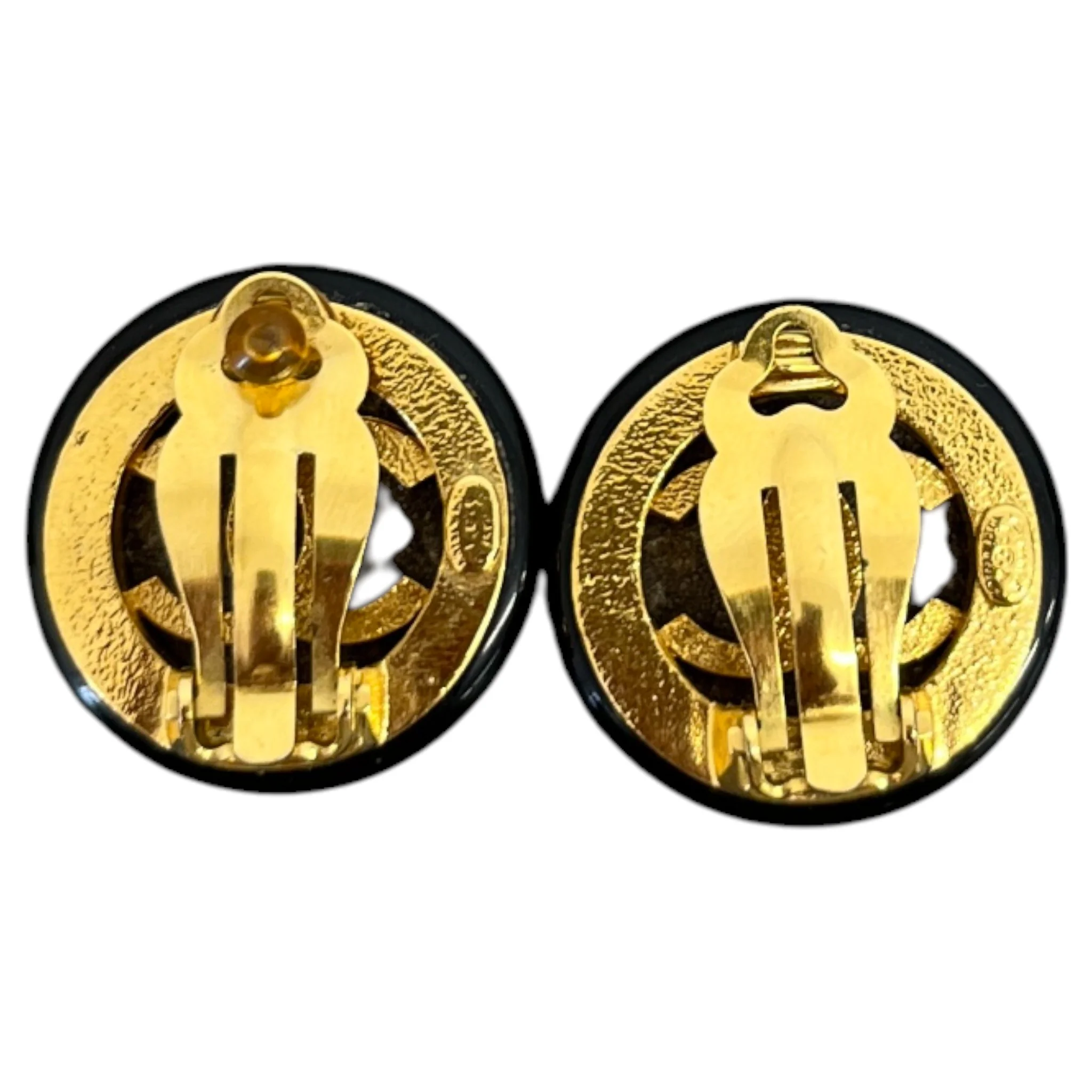 Women's Cocomark Round Earrings Gold - Image 2