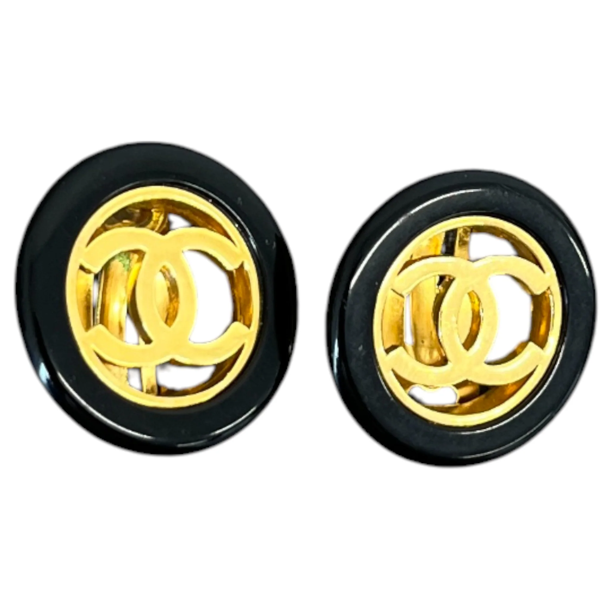 Women's Cocomark Round Earrings Gold - Image 3