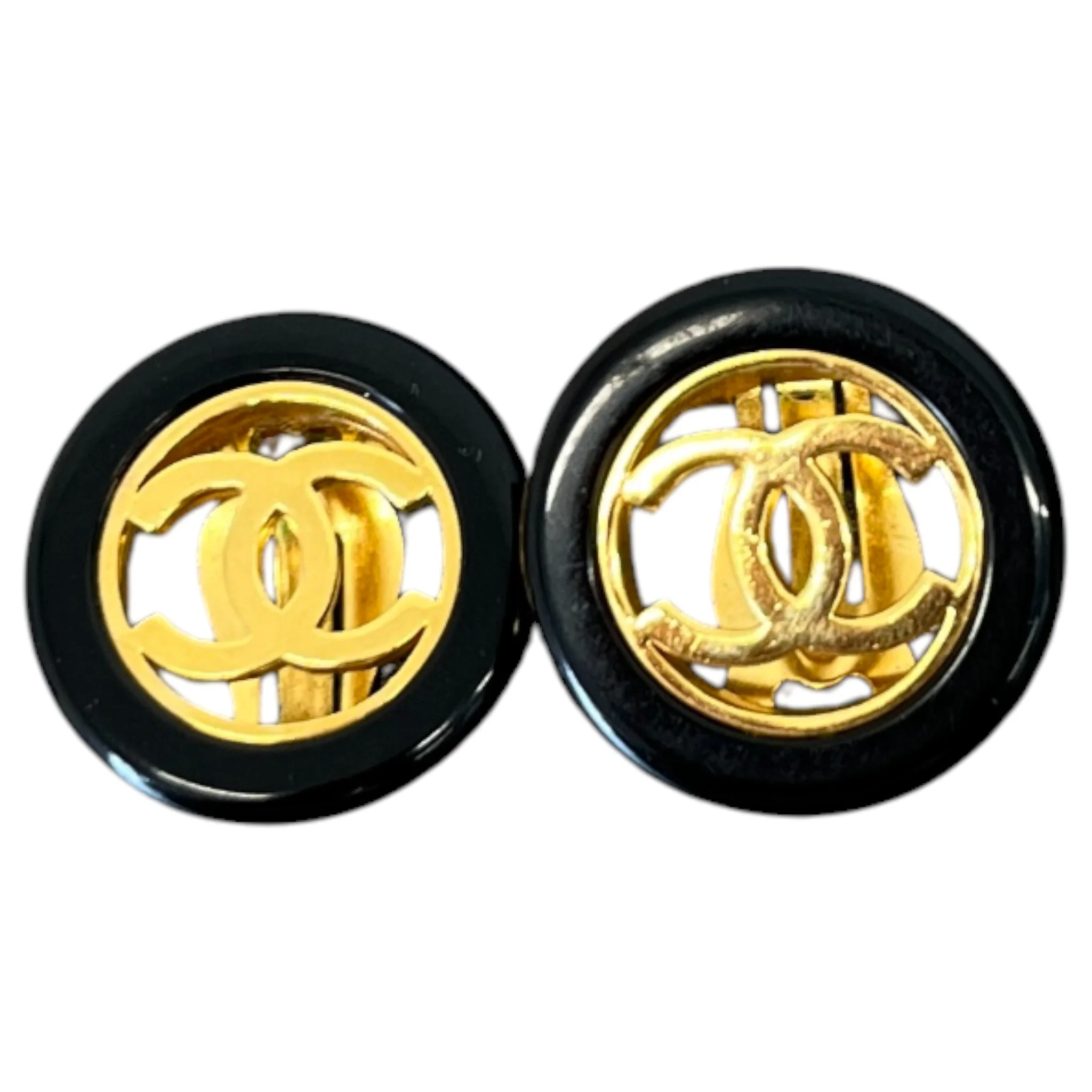 Women's Cocomark Round Earrings Gold - Image 4