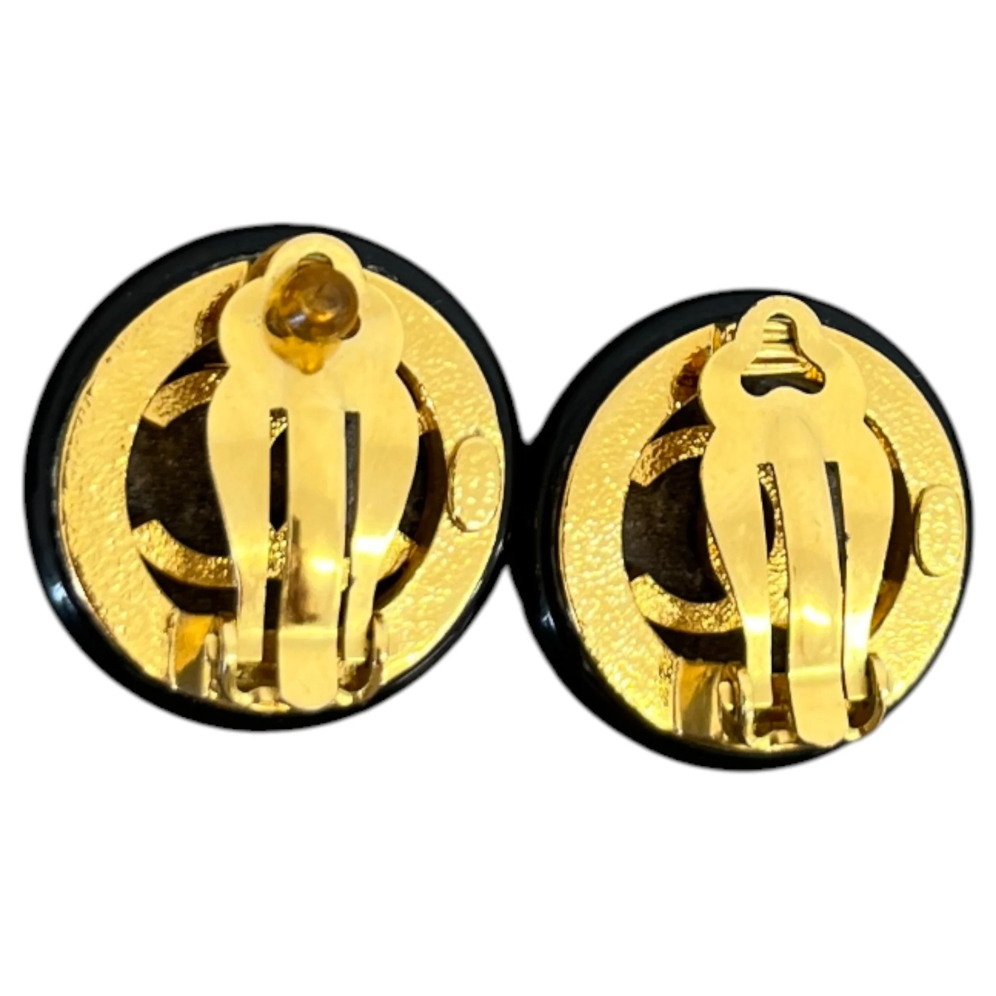 Women's Cocomark Round Earrings Gold - Image 5