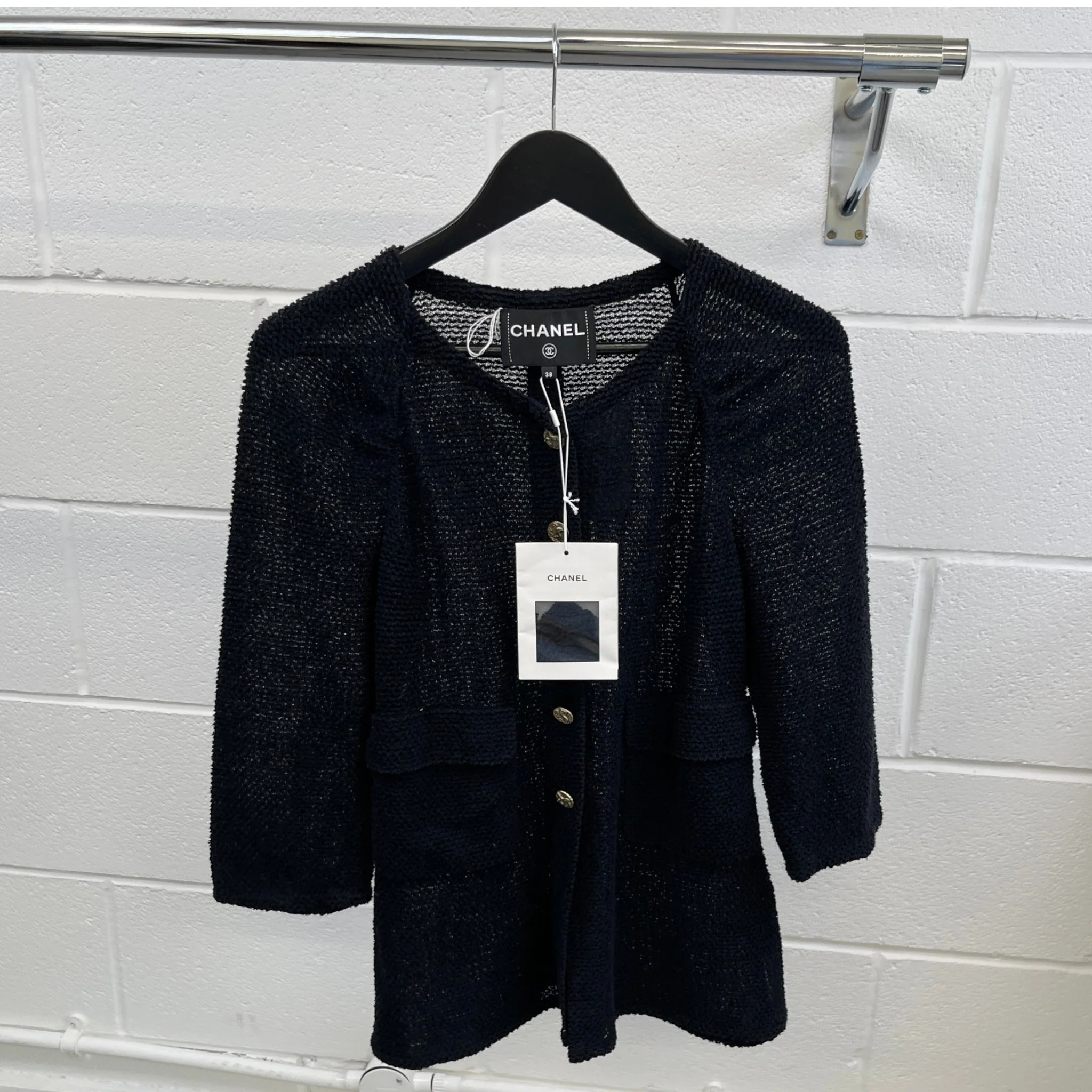 Women's Cruise Collection Tweed Jacket Black Size IT 38 / UK 6 - Image 10