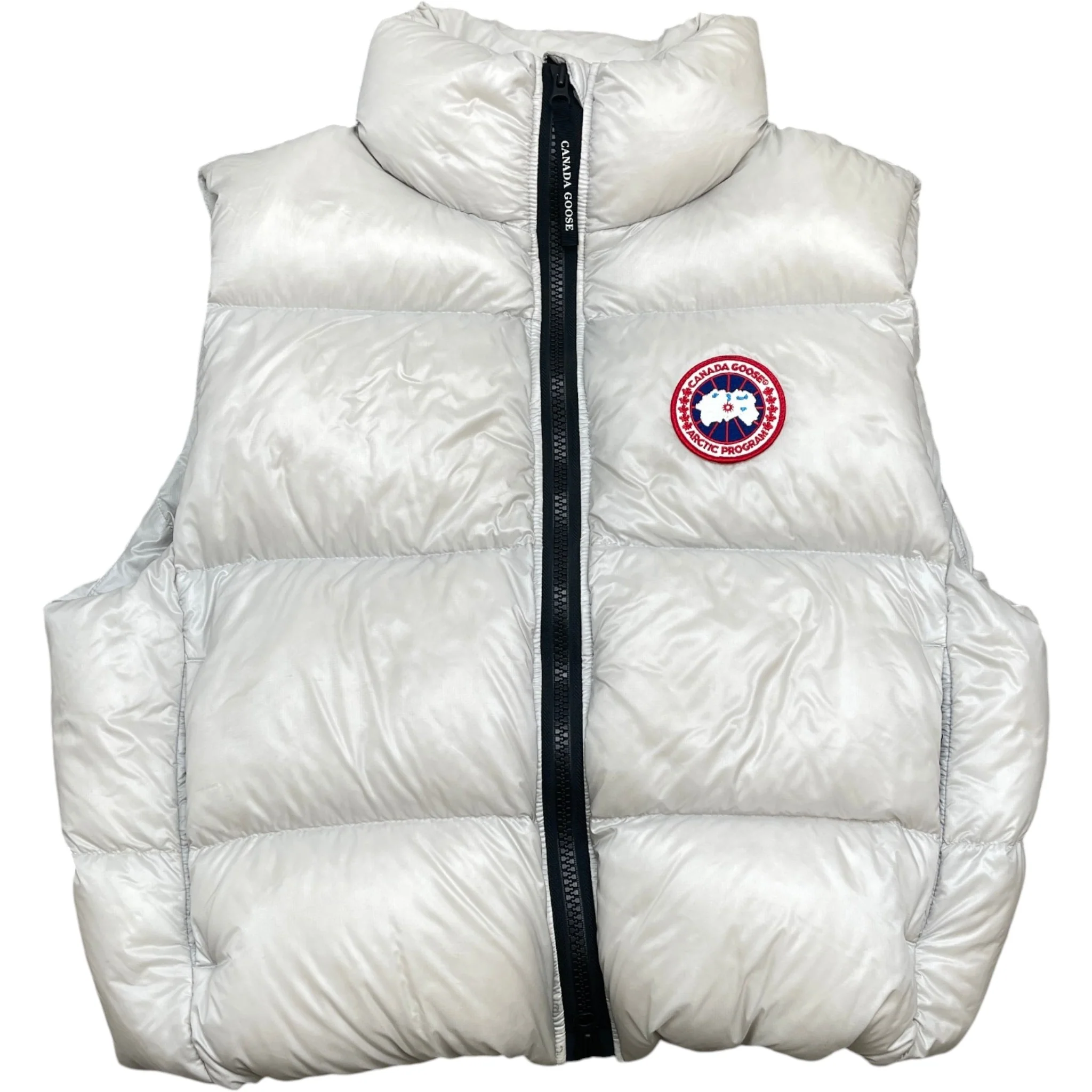 Women's Cypress Puffer Vest Gilet Grey Size S