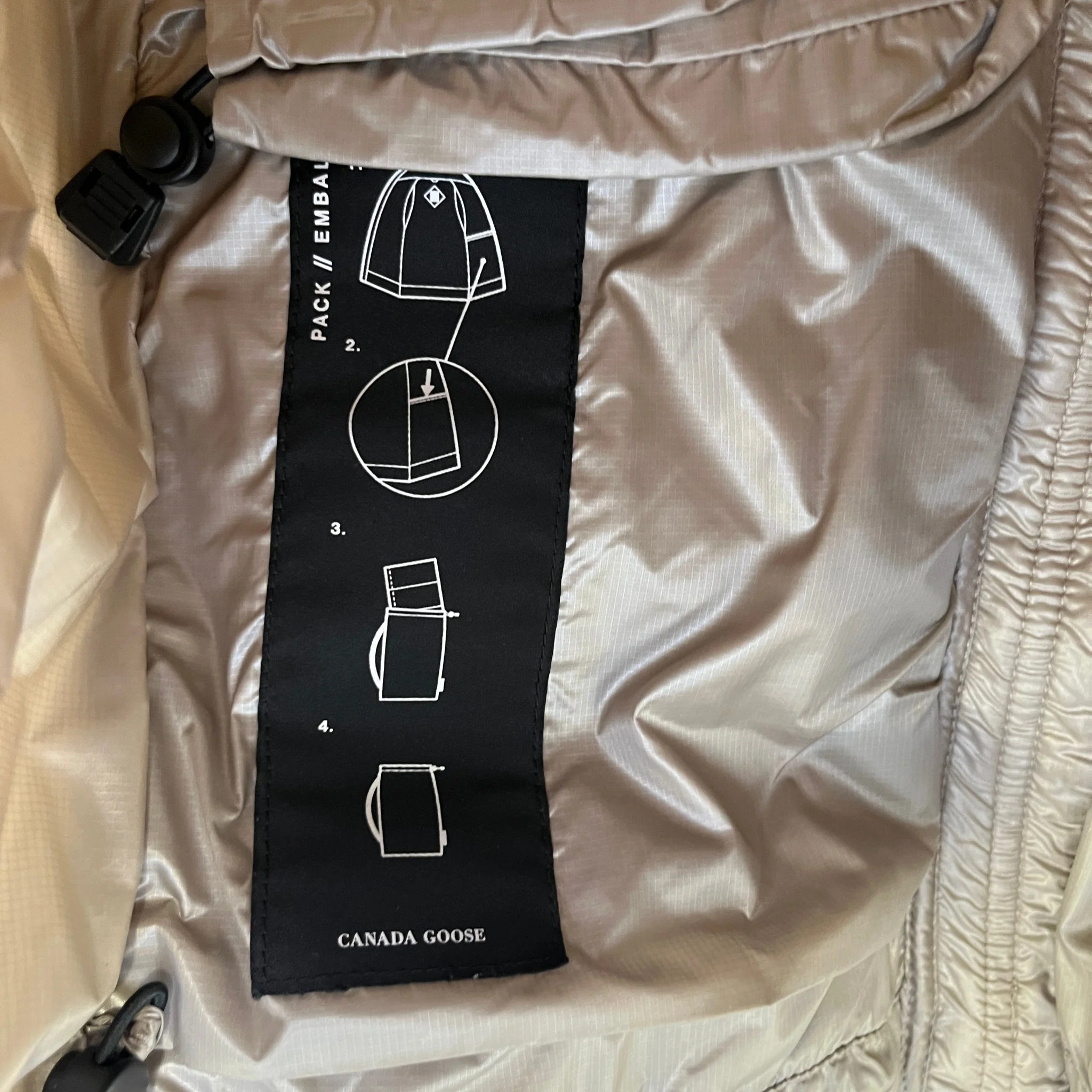 Women's Cypress Quilted Gilet Beige Size S - Image 6
