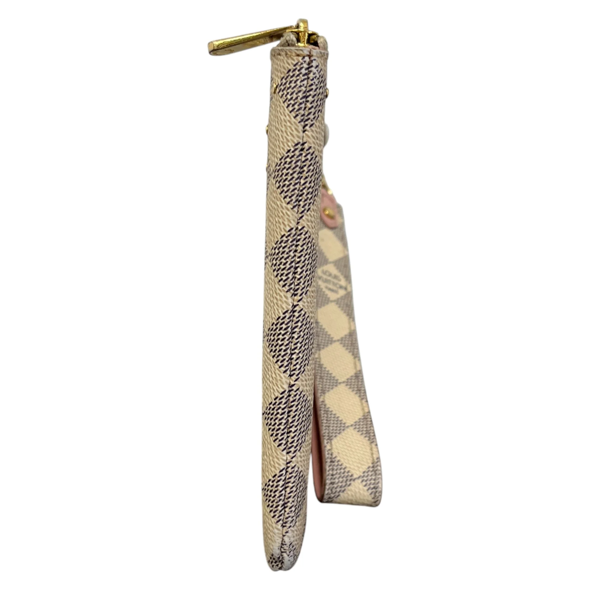Women's Damier Azur Canvas Pochette Pouch Cream - Image 5