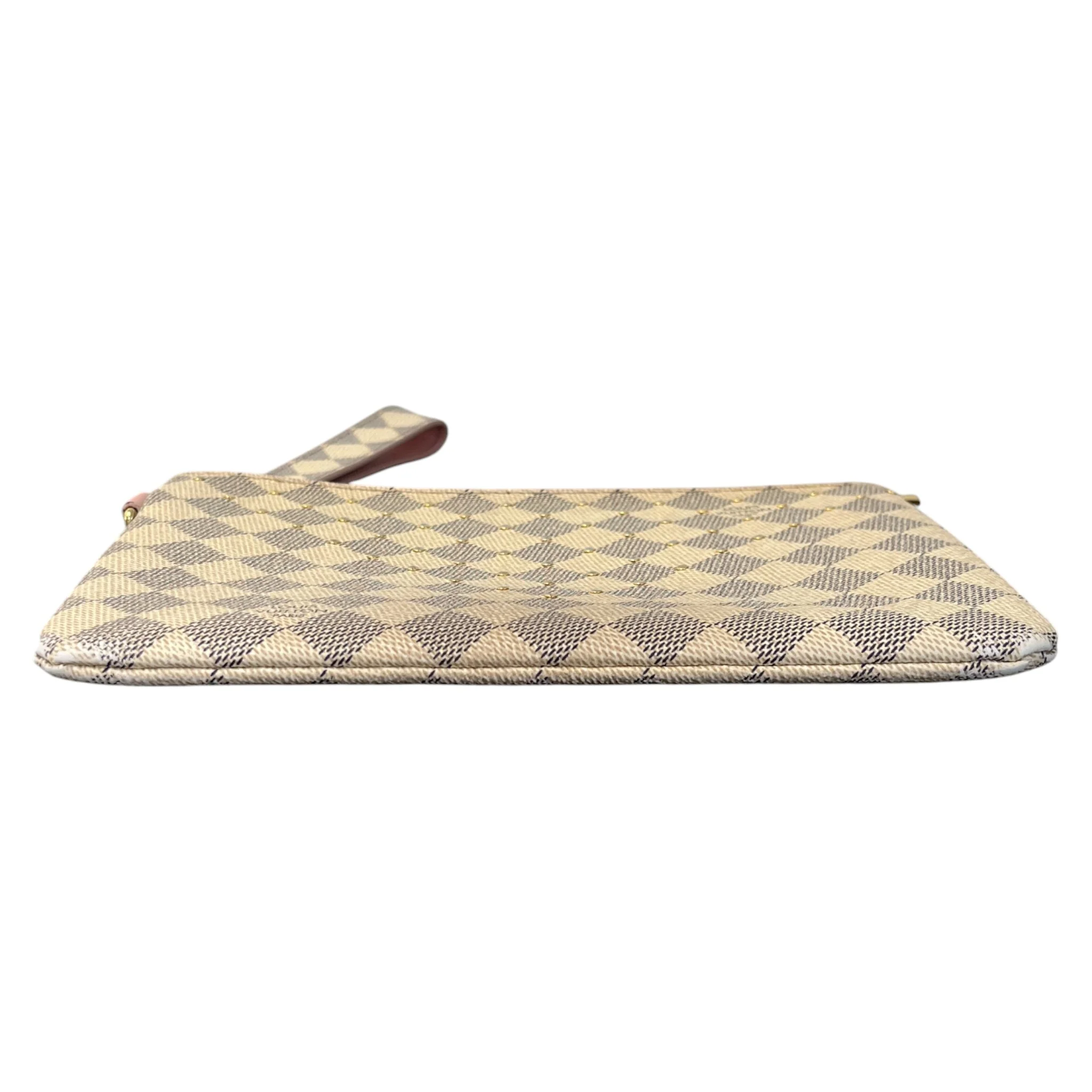 Women's Damier Azur Canvas Pochette Pouch Cream - Image 9