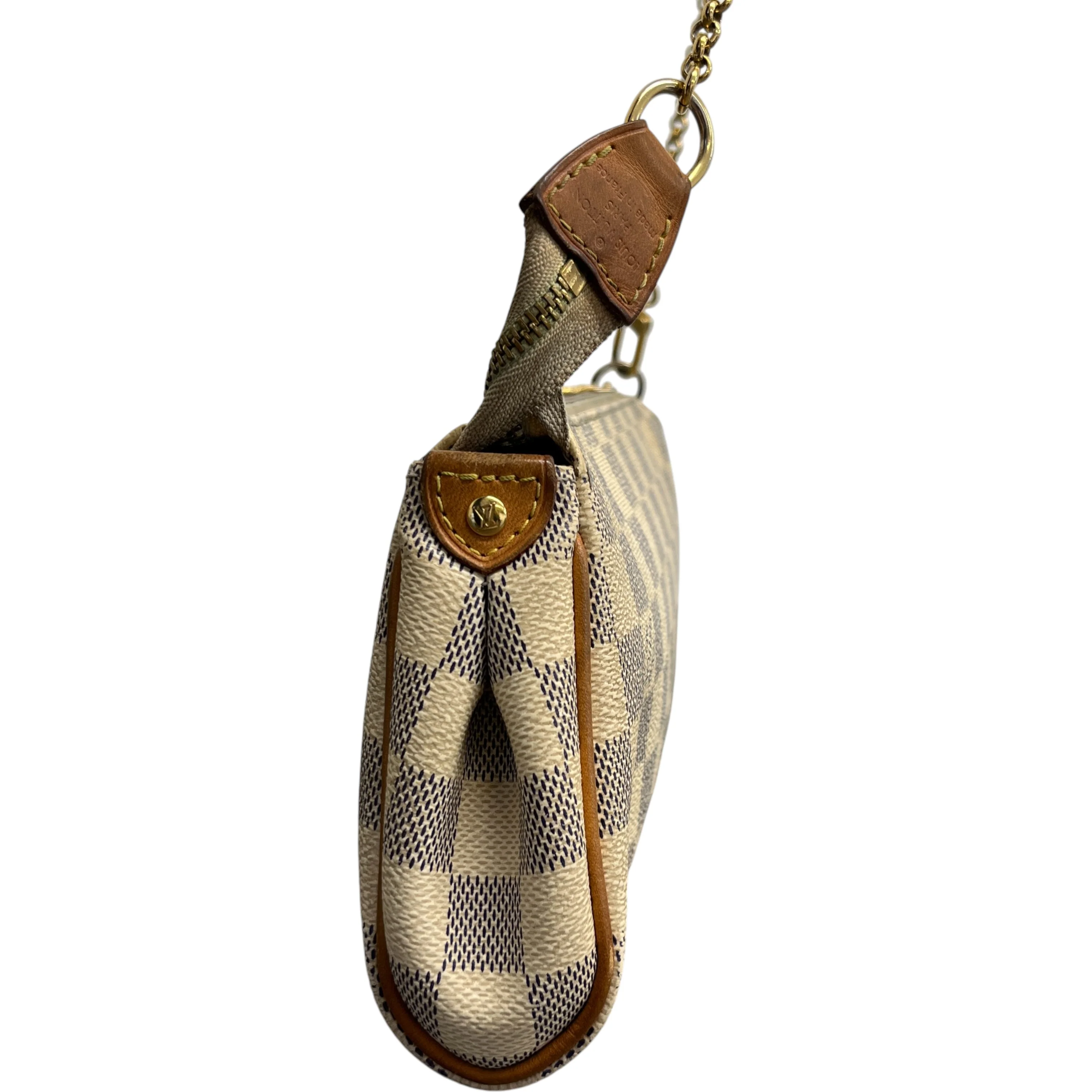 Women's Damier Azur Eva Bag Cream - Image 6