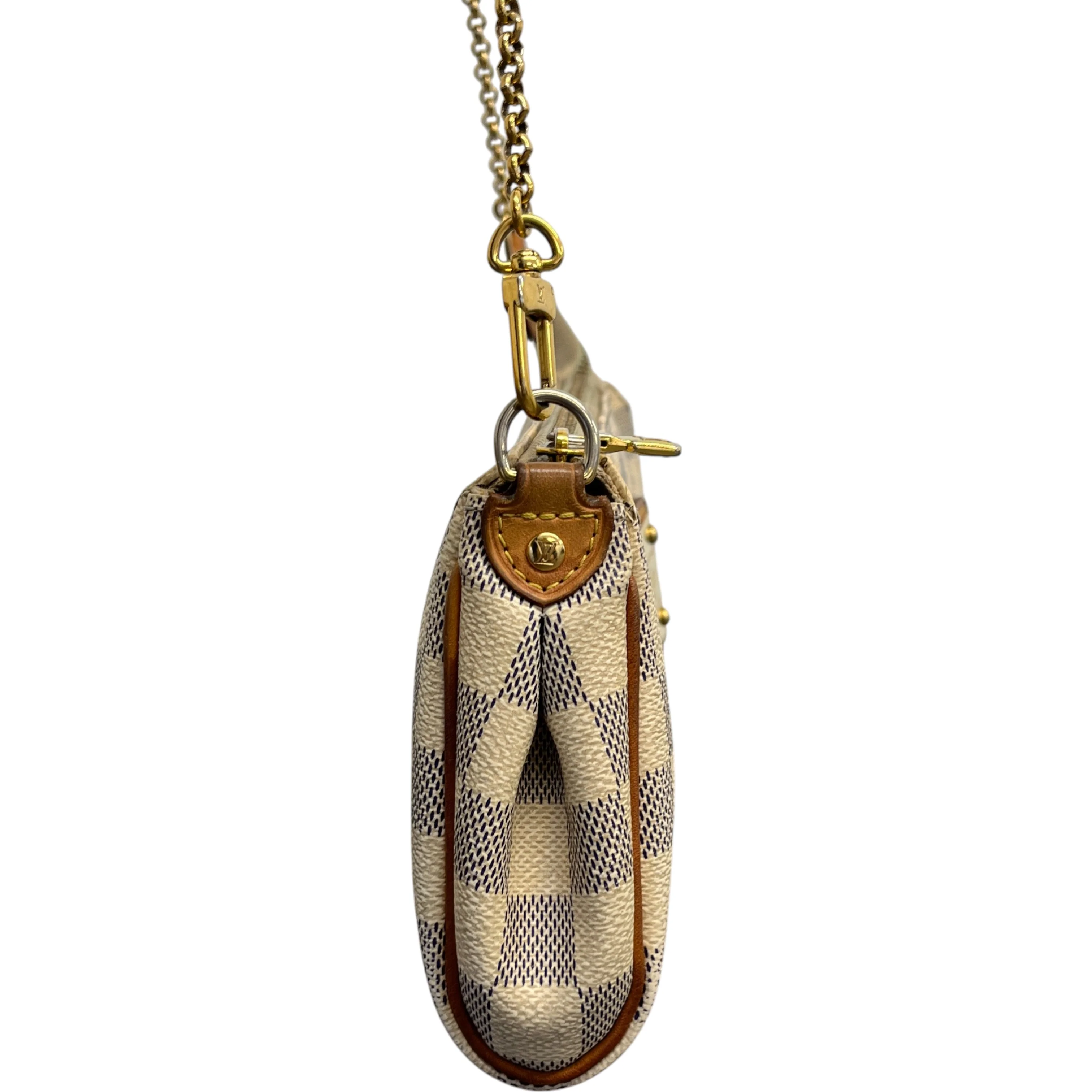 Women's Damier Azur Eva Bag Cream - Image 7