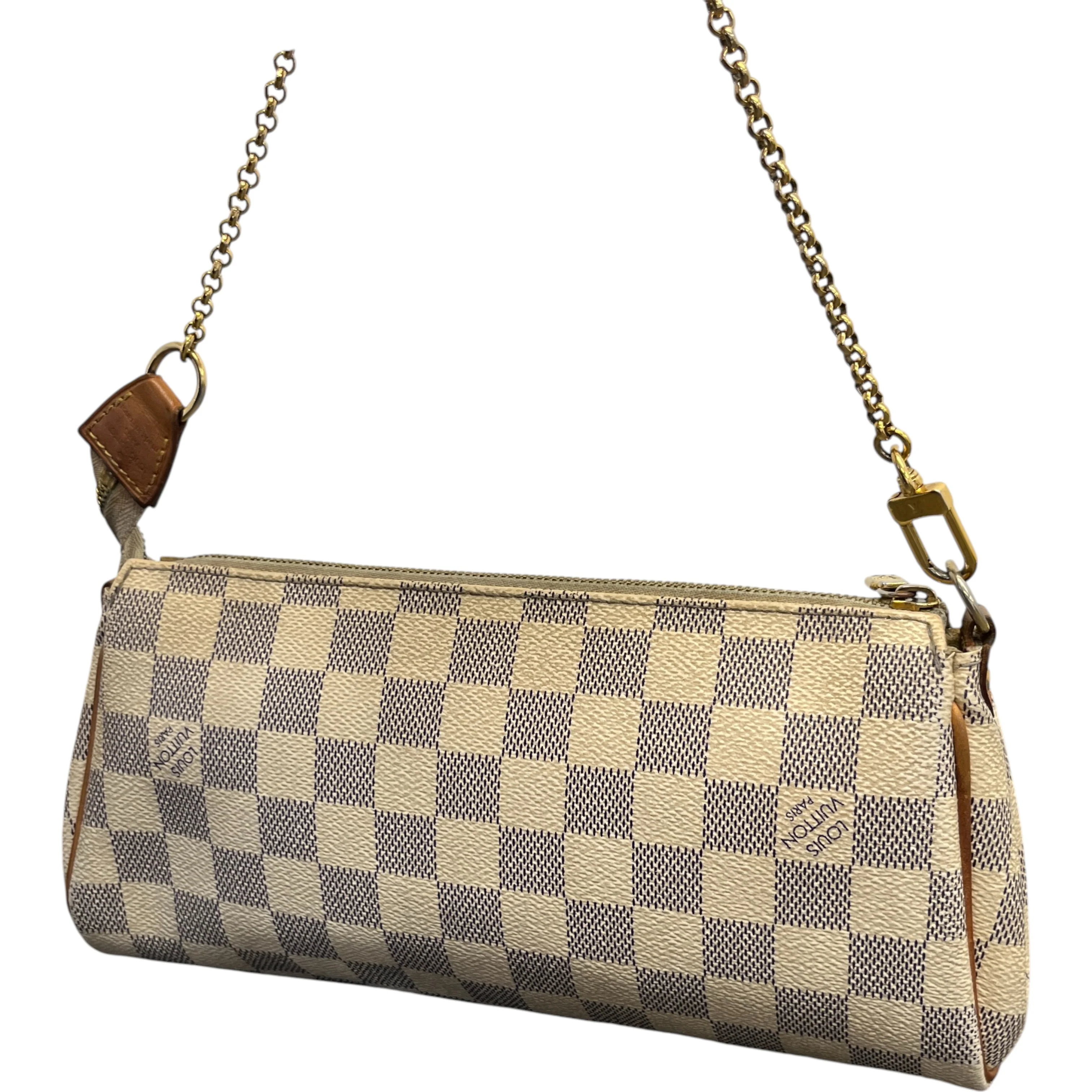 Women's Damier Azur Eva Bag Cream - Image 8