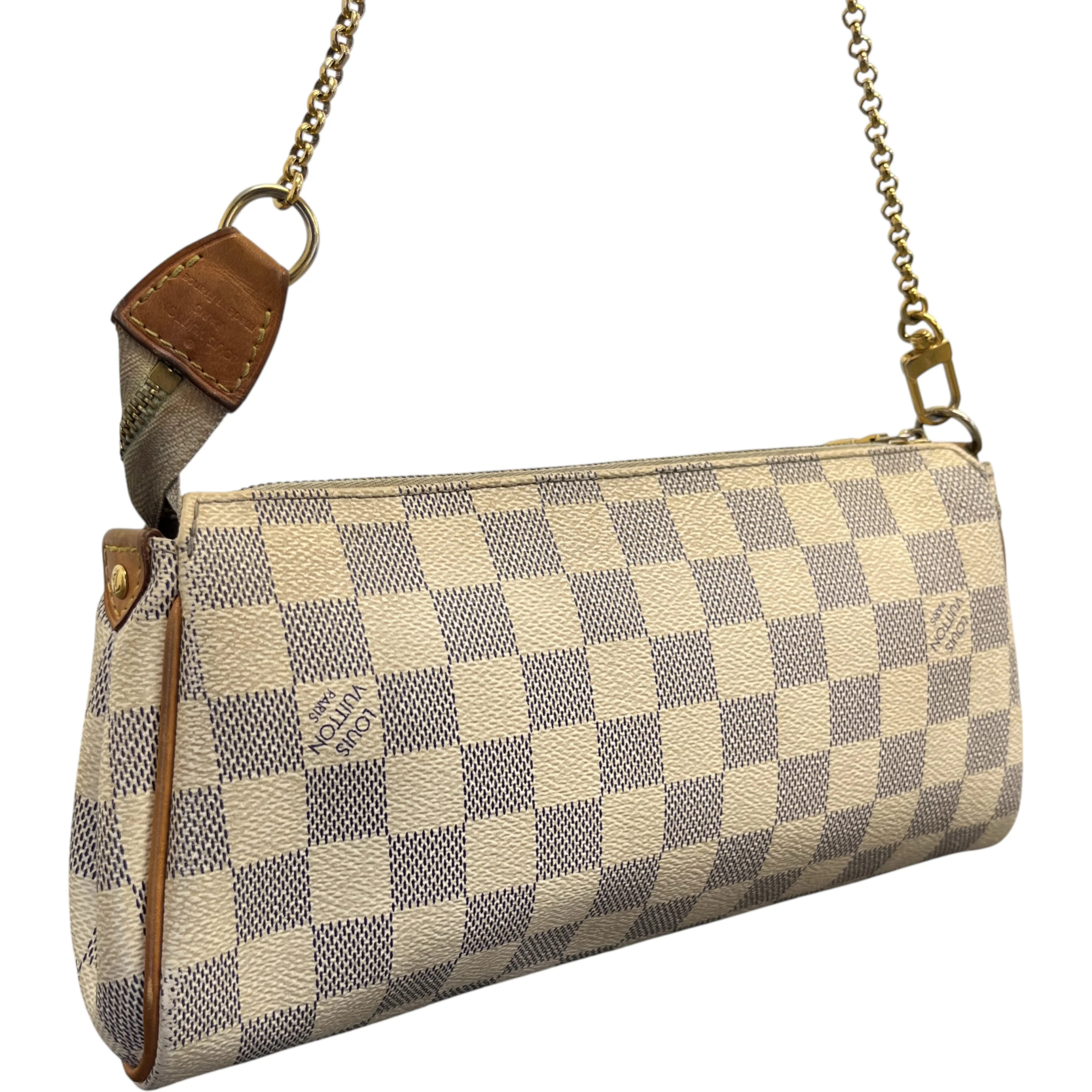 Women's Damier Azur Eva Bag Cream - Image 9
