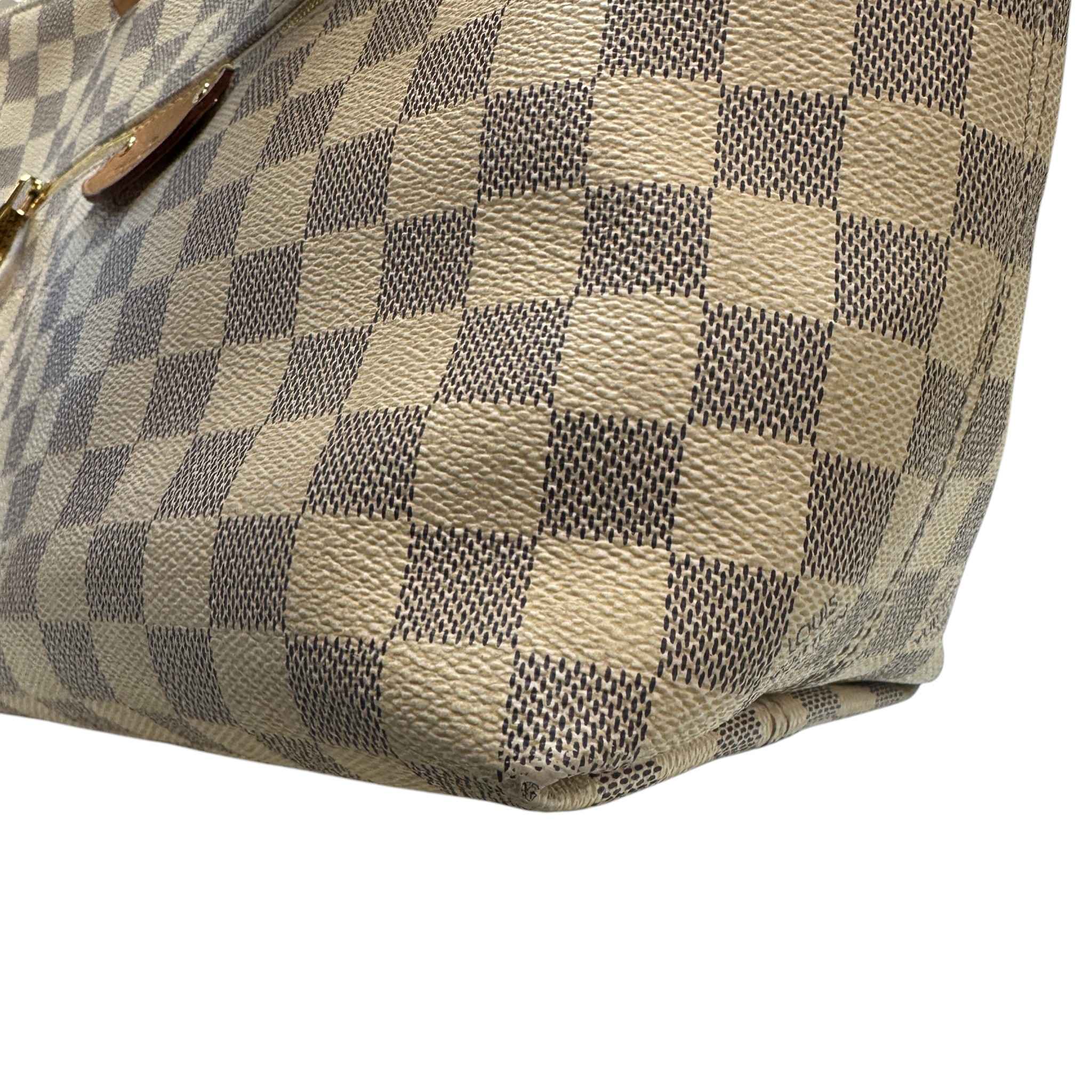 Women's Damier Azur Lena Pm Bag White - Image 14