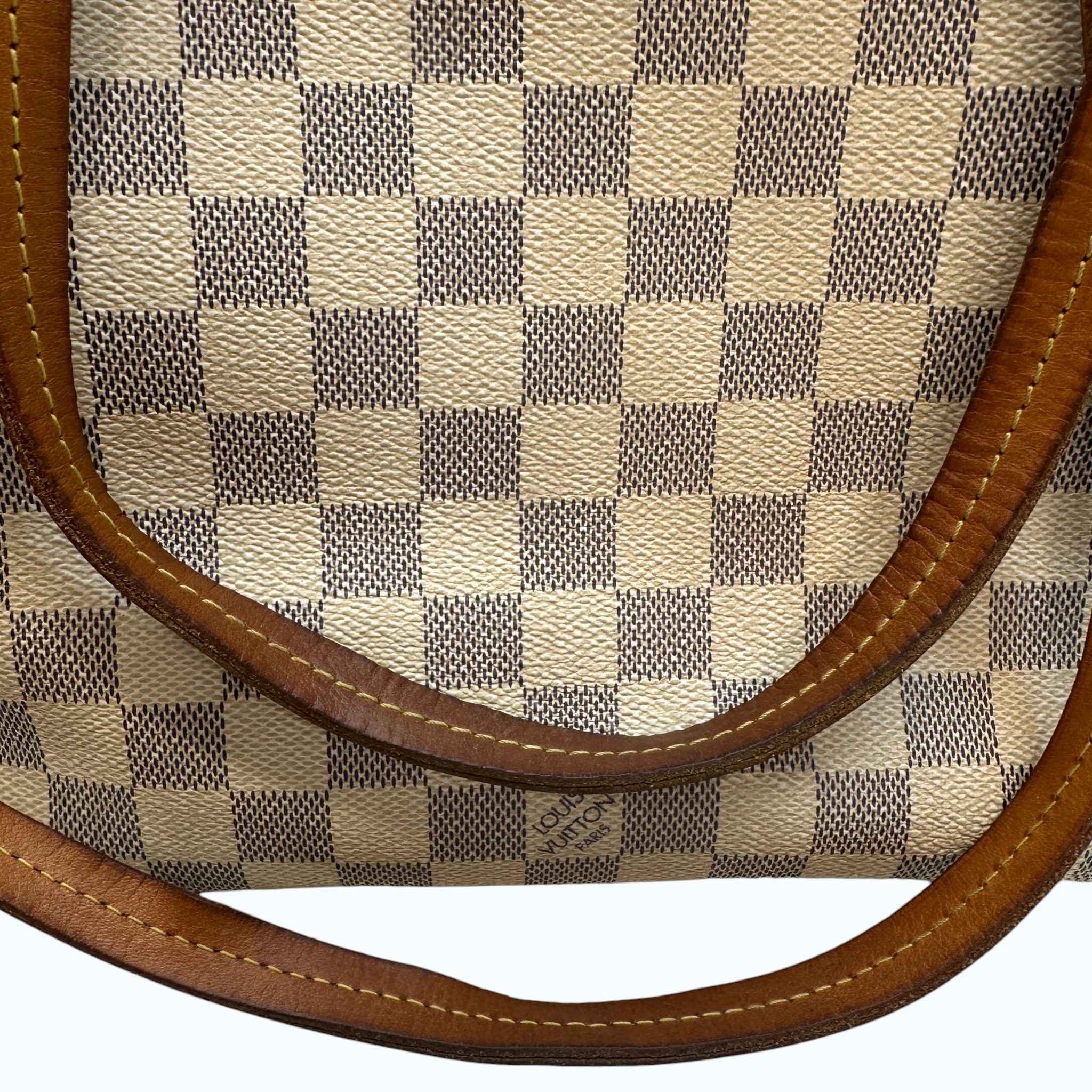 Women's Damier Azur Lena Pm Bag White - Image 15