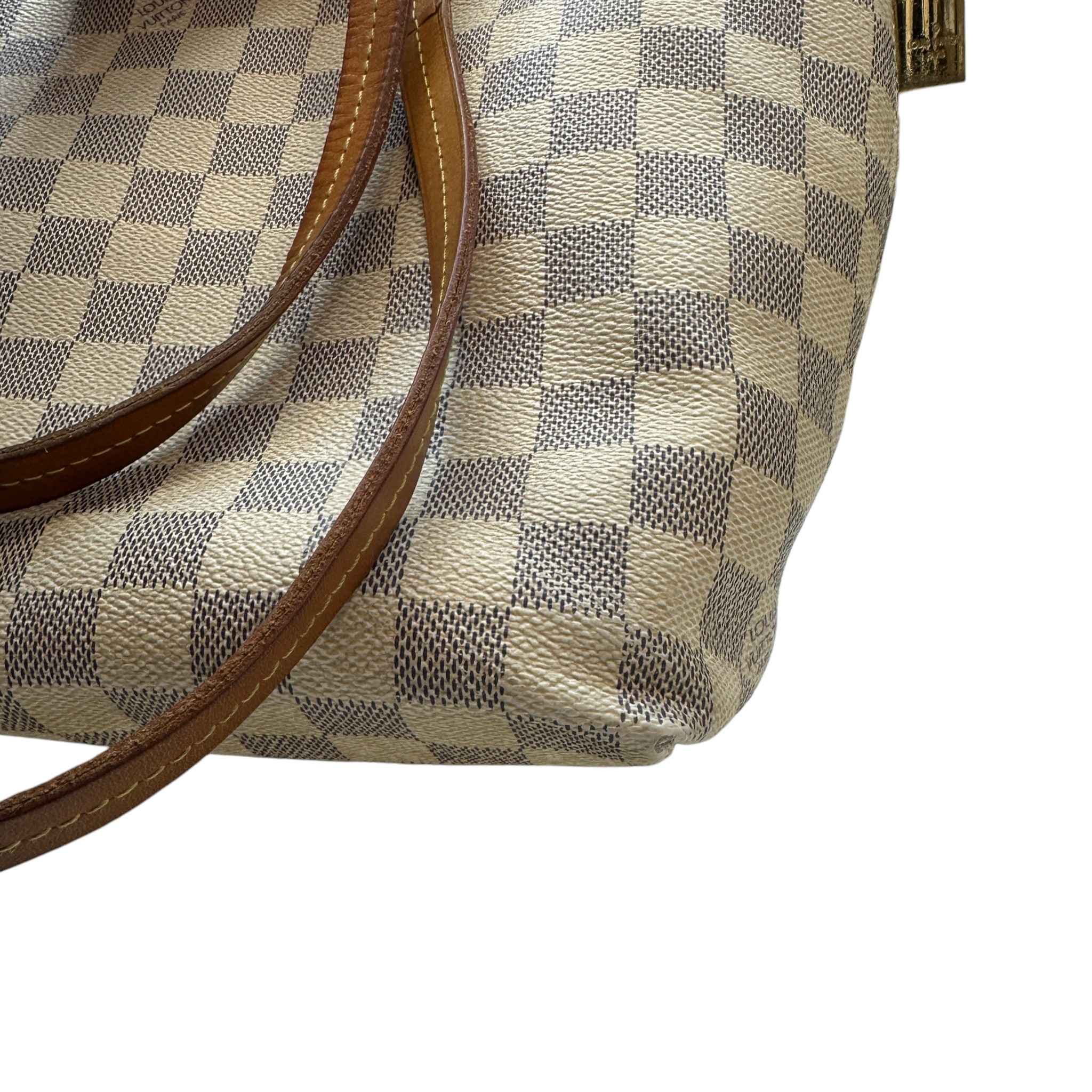 Women's Damier Azur Lena Pm Bag White - Image 16