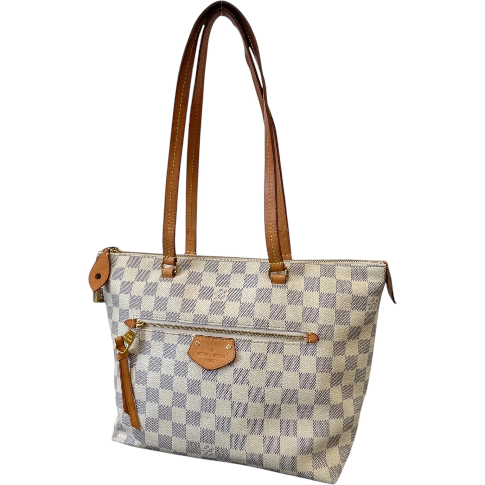 Women's Damier Azur Lena Pm Bag White - Image 4