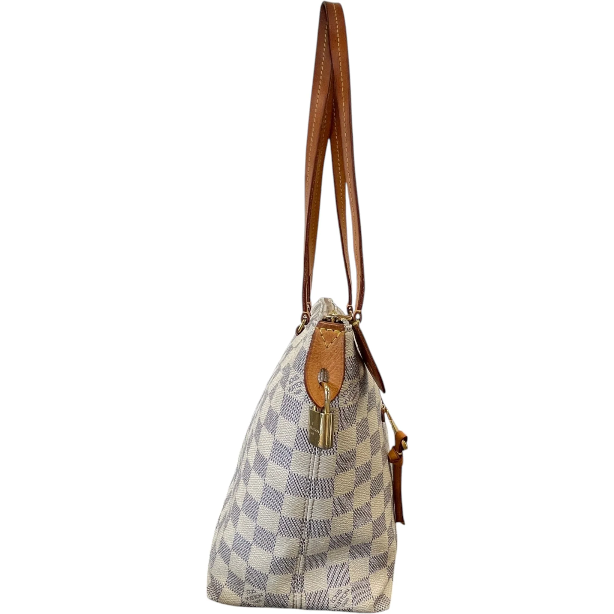 Women's Damier Azur Lena Pm Bag White - Image 6