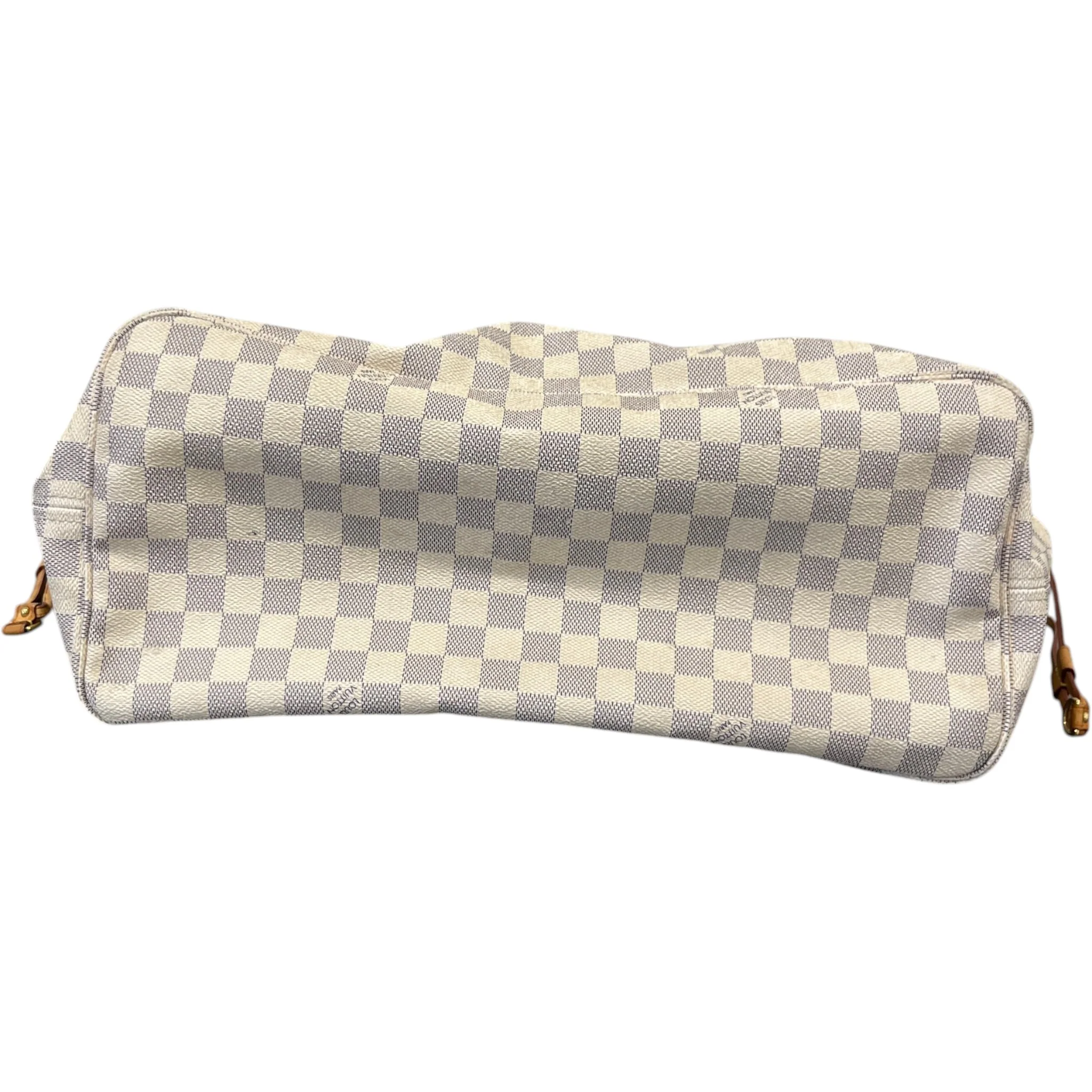 Women's Damier Azur Neverfull Gm Handbag White - Image 10