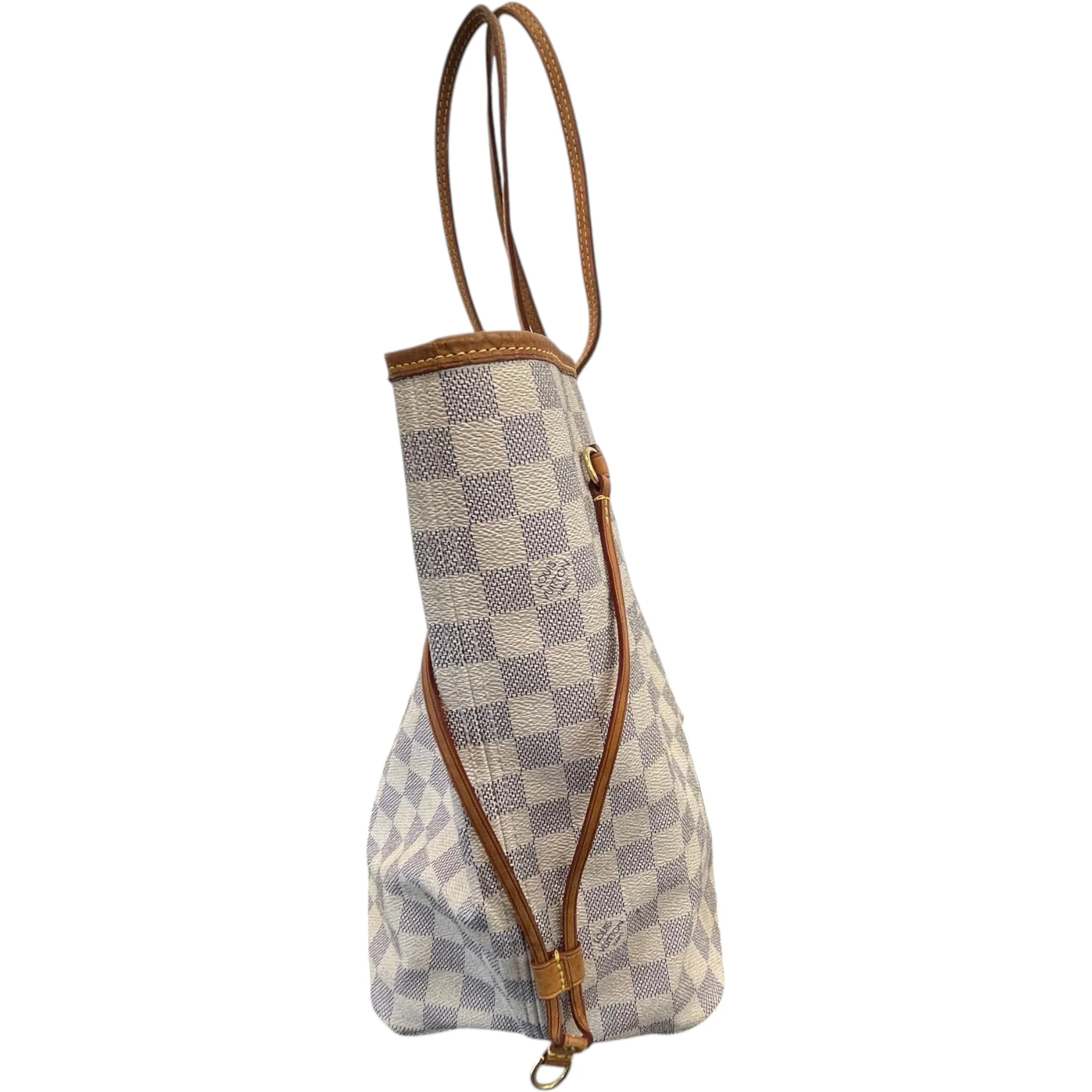 Women's Damier Azur Neverfull Gm Handbag White - Image 6