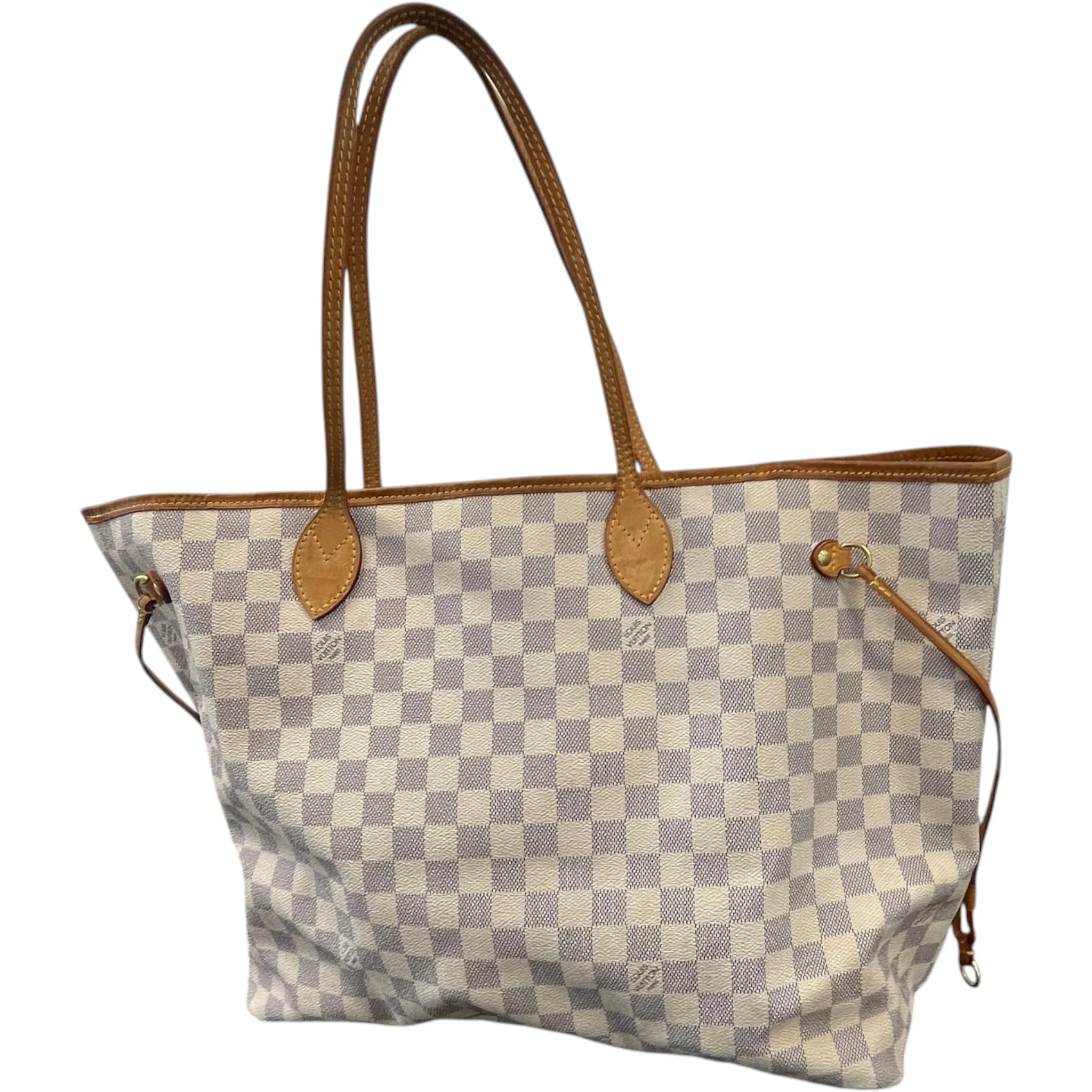 Women's Damier Azur Neverfull Gm Handbag White - Image 8