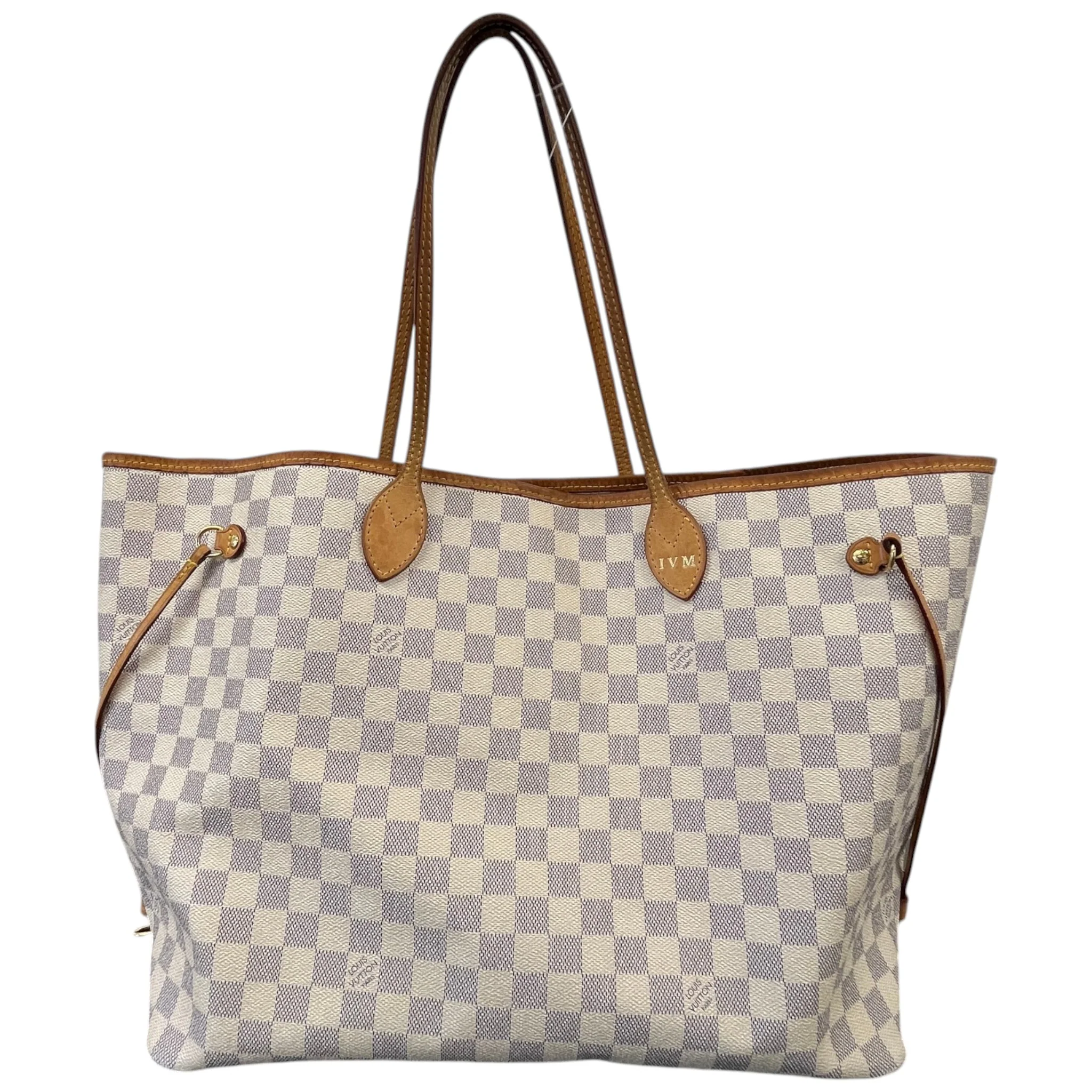 Women's Damier Azur Neverfull Gm Handbag White