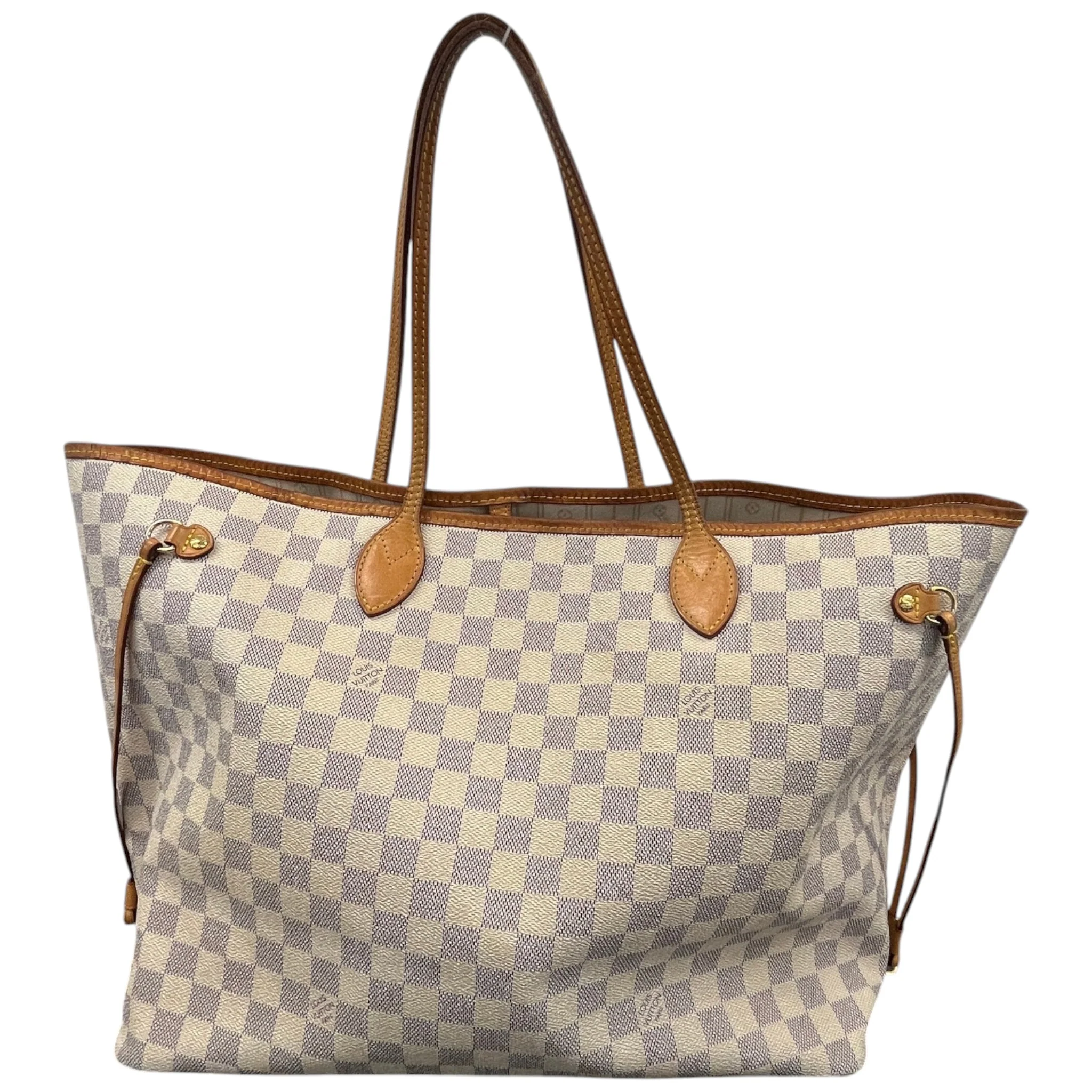 Women's Damier Azur Neverfull Gm Handbag White - Image 3