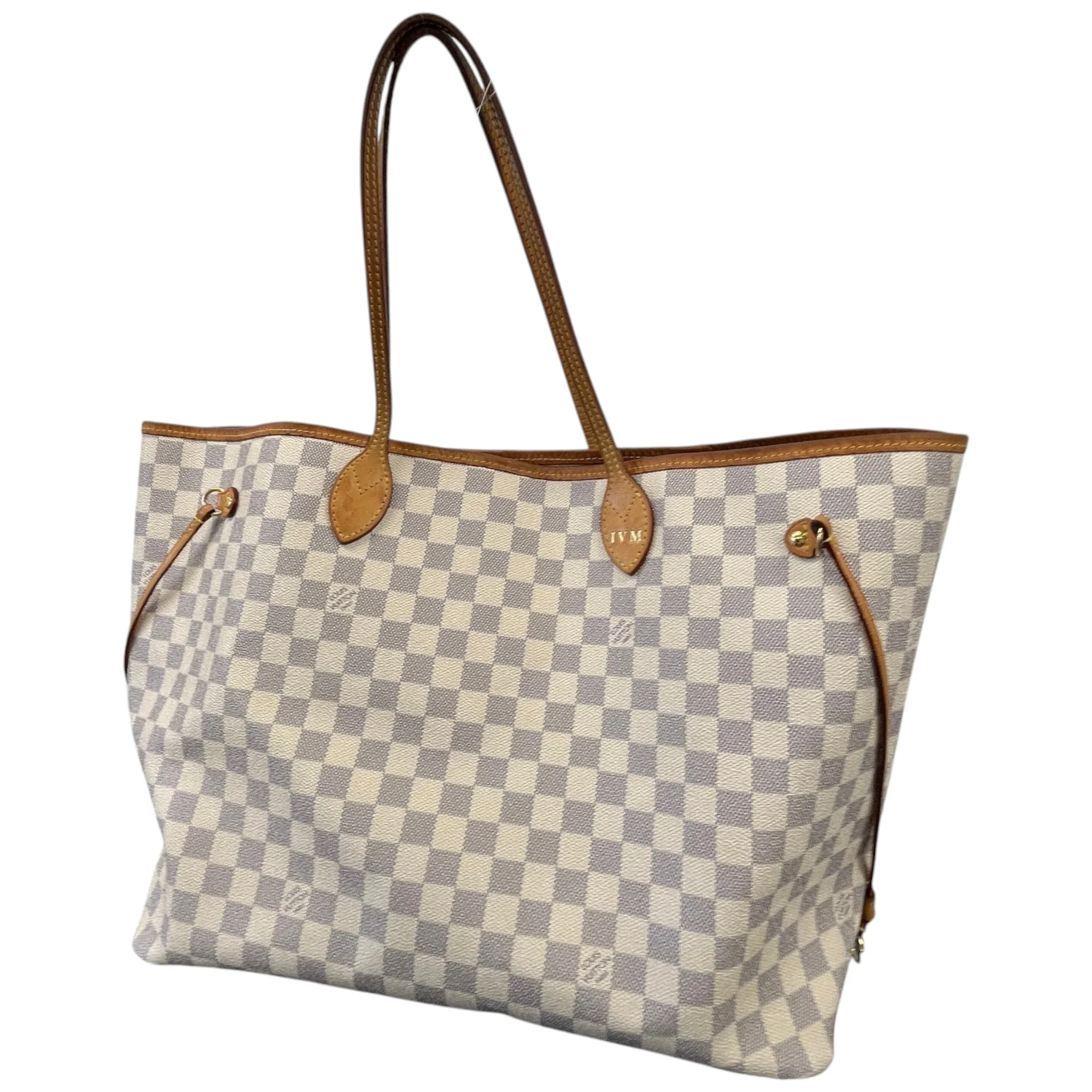 Women's Damier Azur Neverfull Gm Handbag White - Image 4