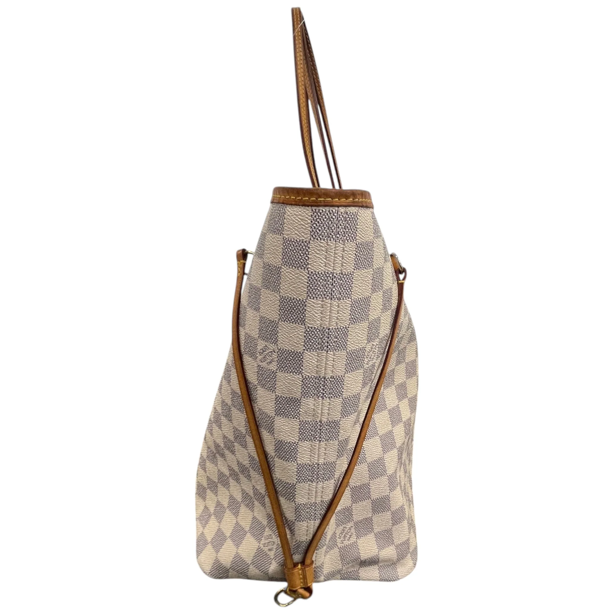 Women's Damier Azur Neverfull Gm Handbag White - Image 7