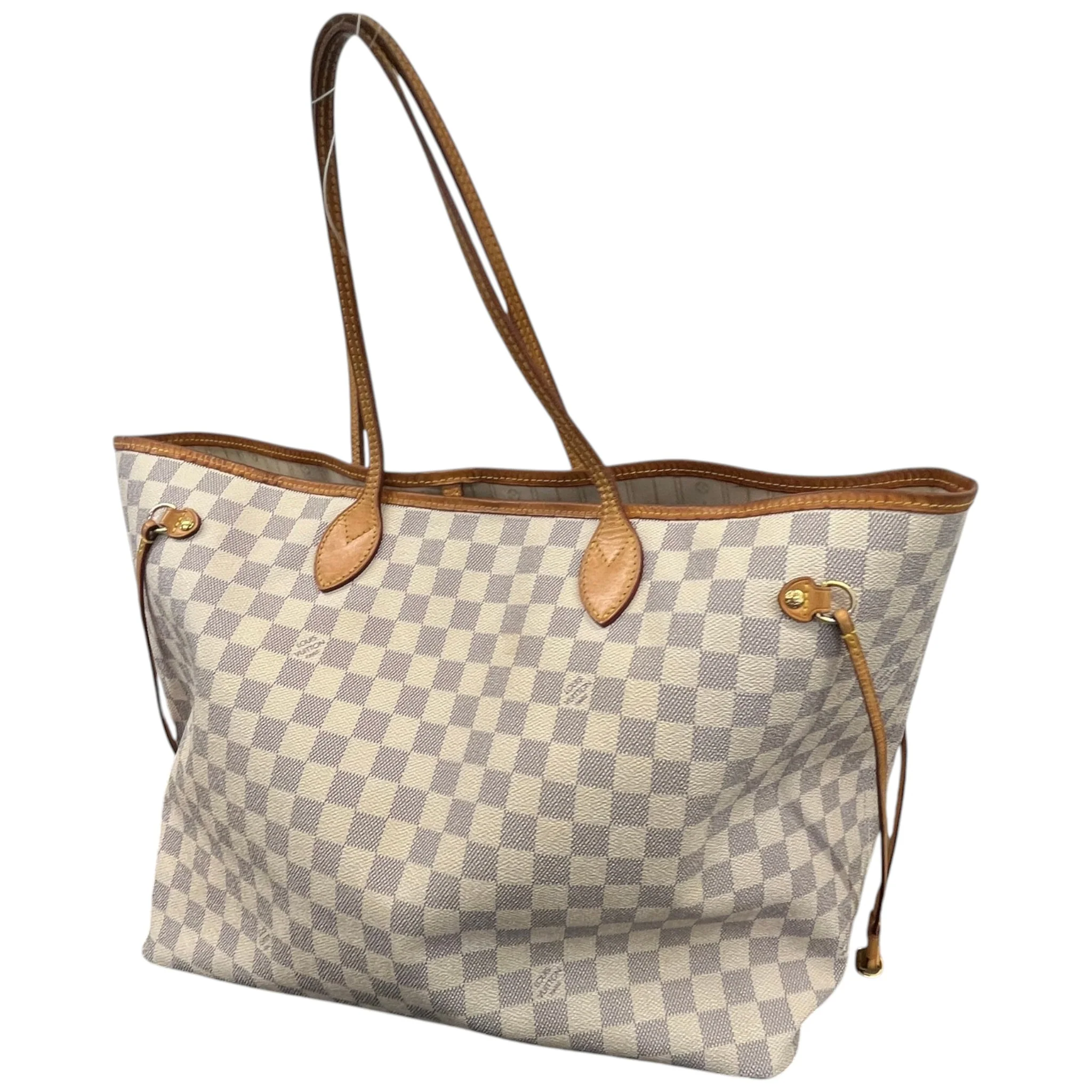Women's Damier Azur Neverfull Gm Handbag White - Image 8