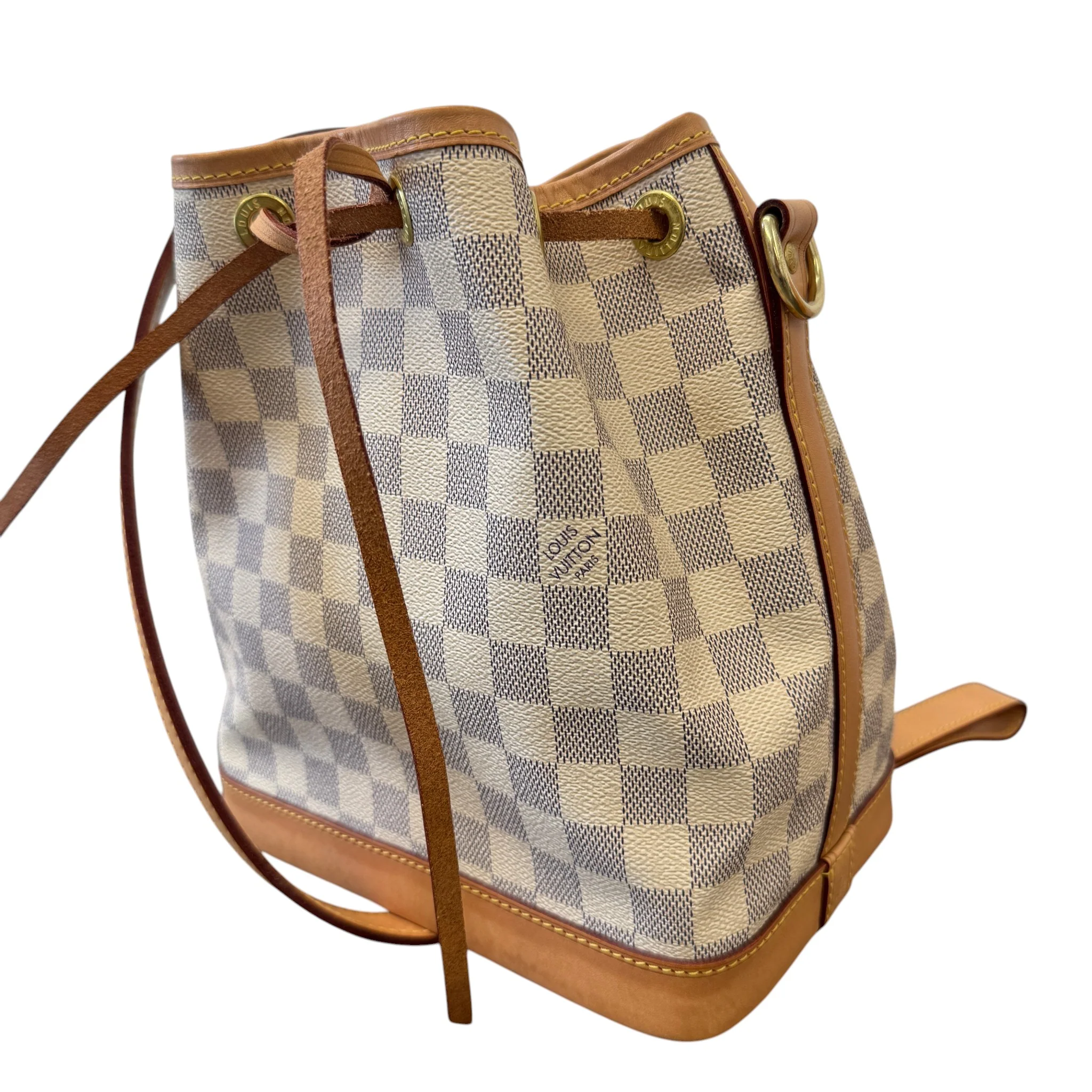 Women's Damier Azur Noé Bb Bag White - Image 3