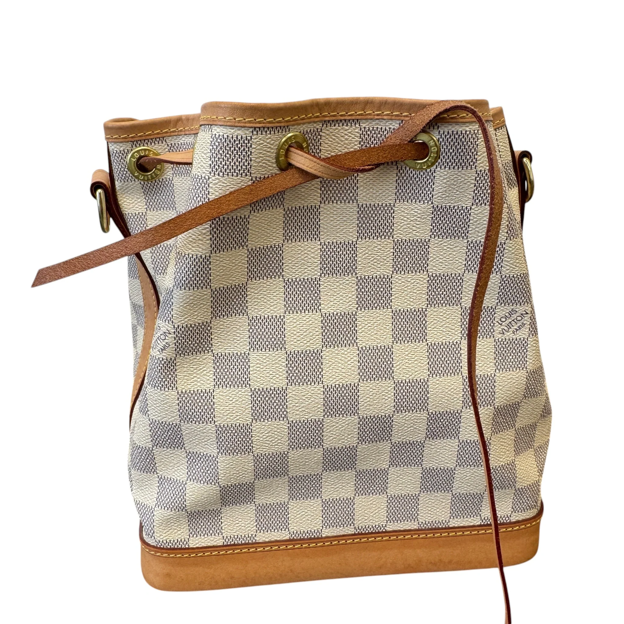 Women's Damier Azur Noé Bb Bag White - Image 4