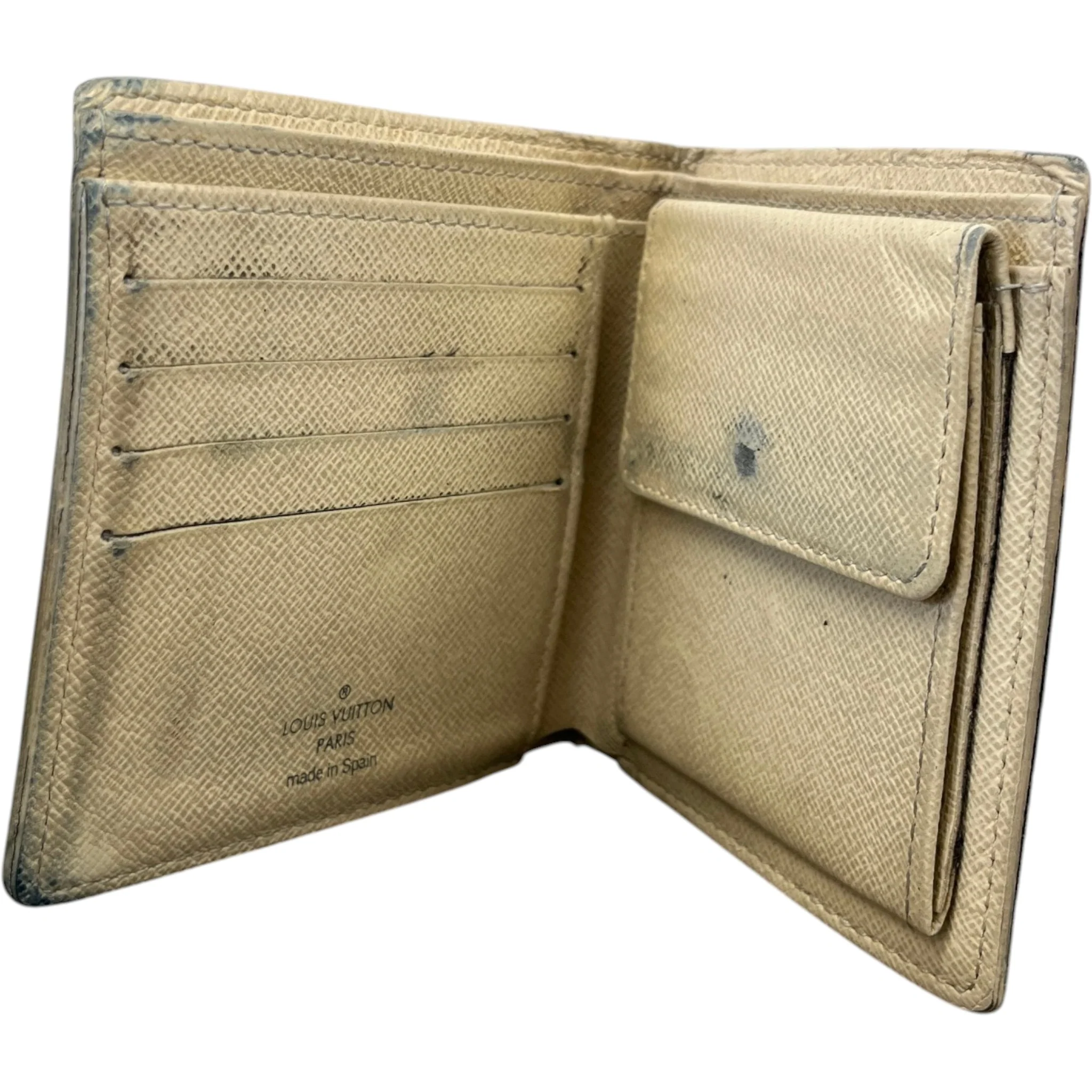 Women's Damier Azur Portefeuille Marco Wallet Cream - Image 6