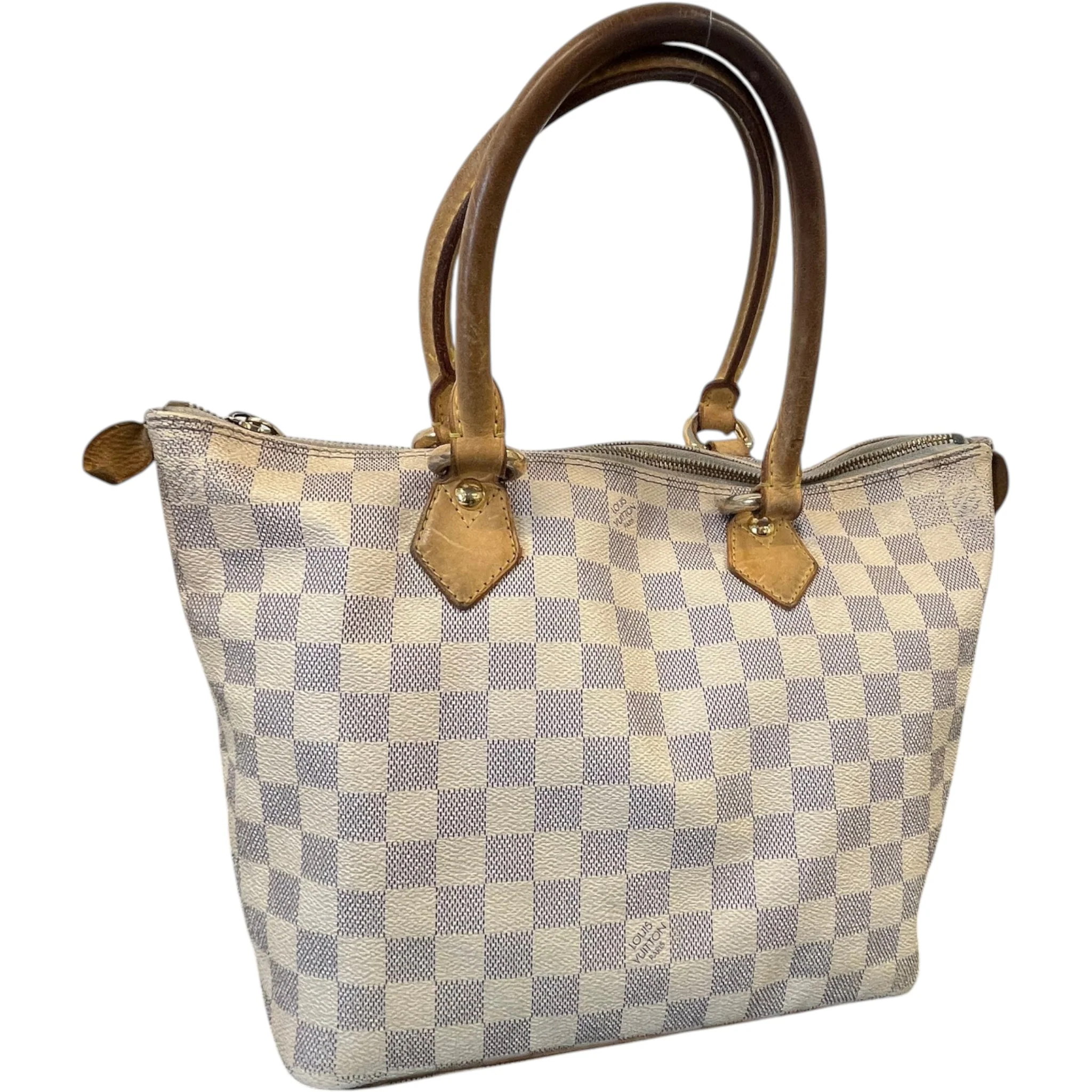 Women's Damier Azur Saleya Pm Bag White - Image 5