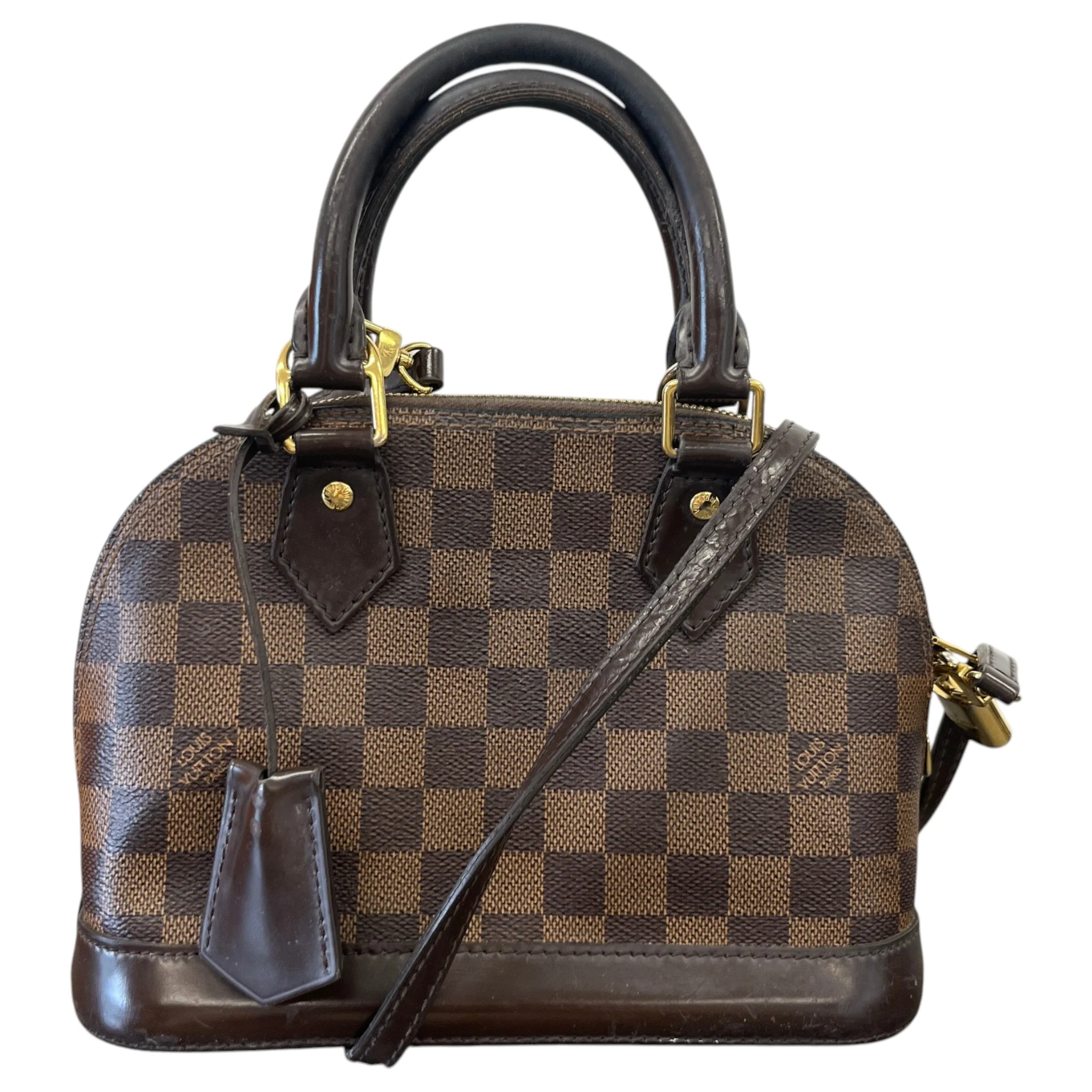 Women's Damier Ebene Alma Bb Bag Brown