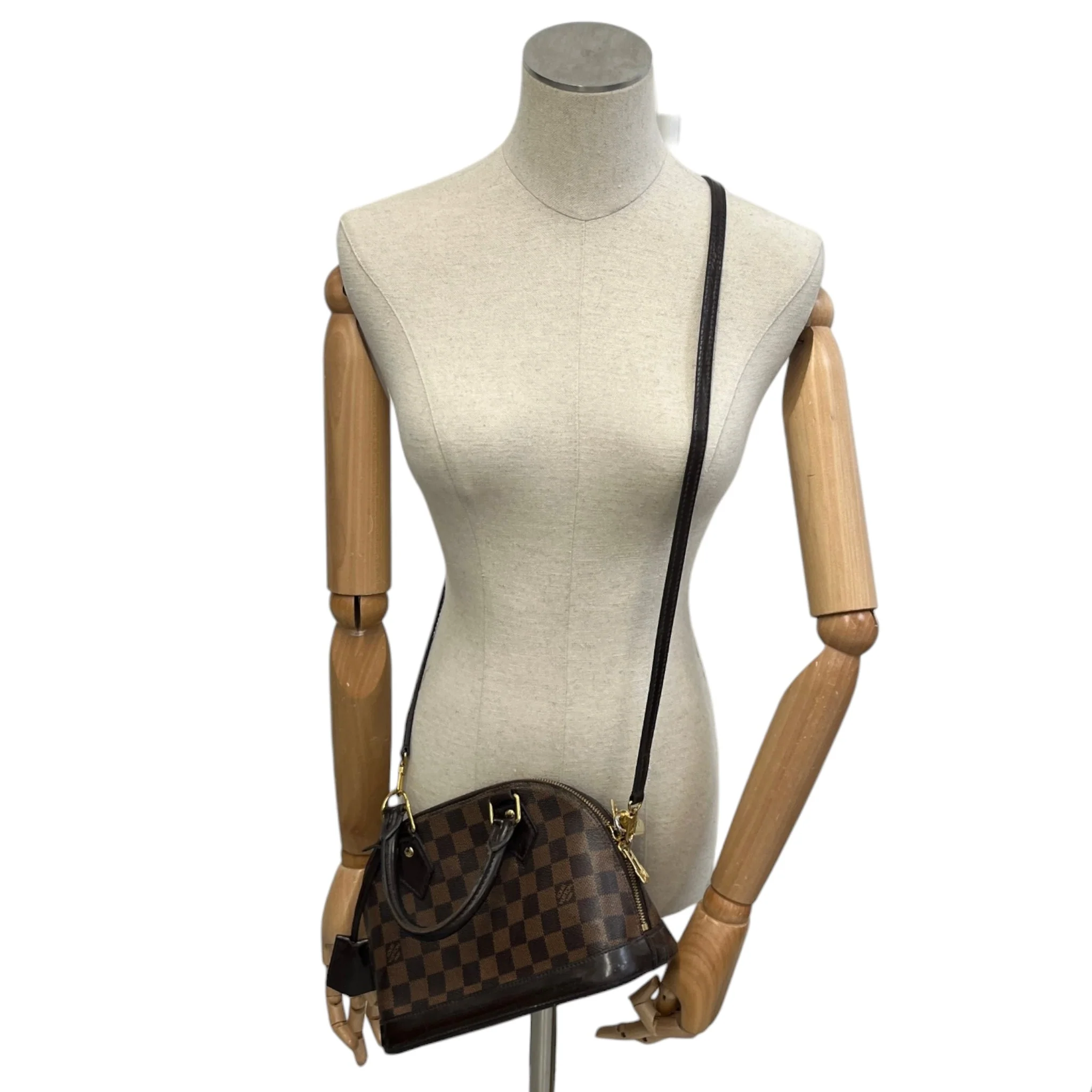 Women's Damier Ebene Alma Bb Bag Brown - Image 2