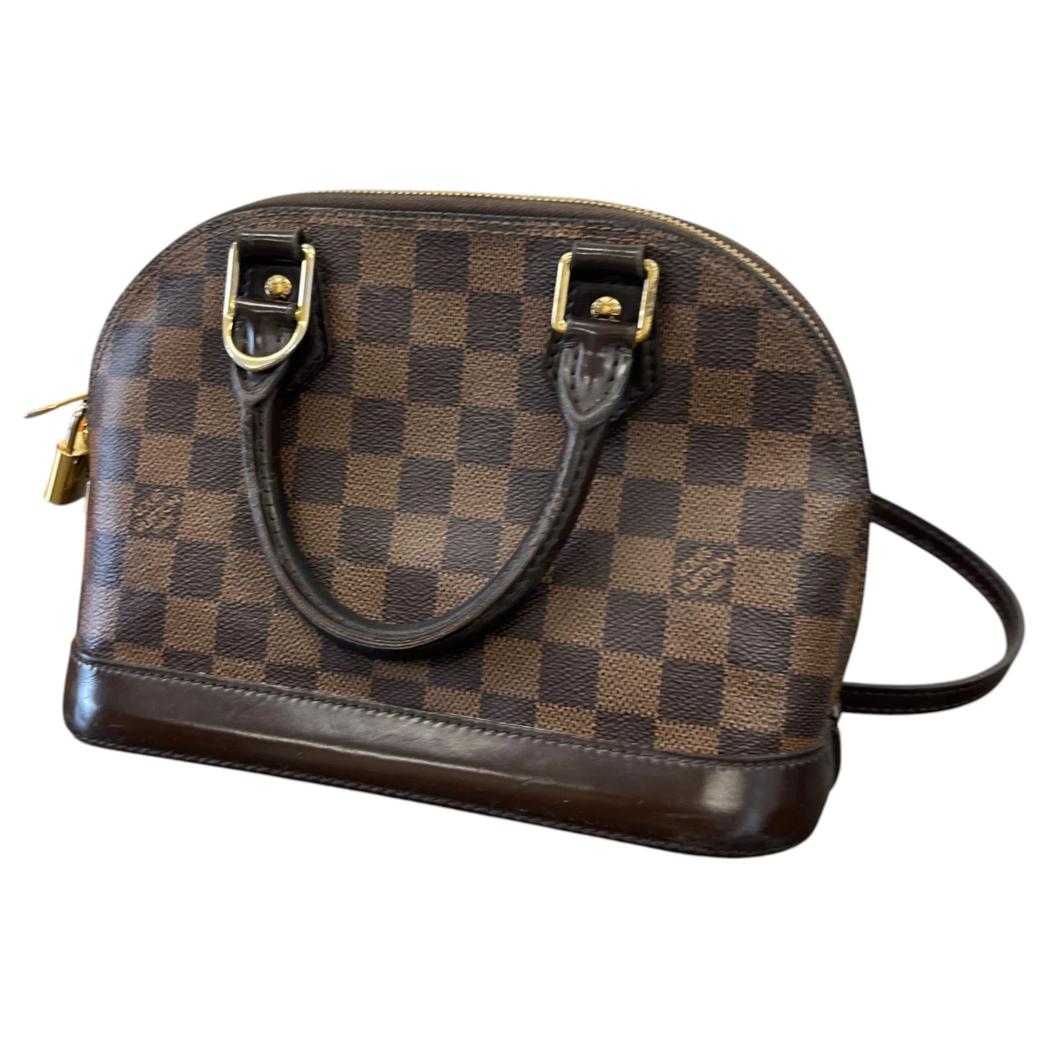 Women's Damier Ebene Alma Bb Bag Brown - Image 9