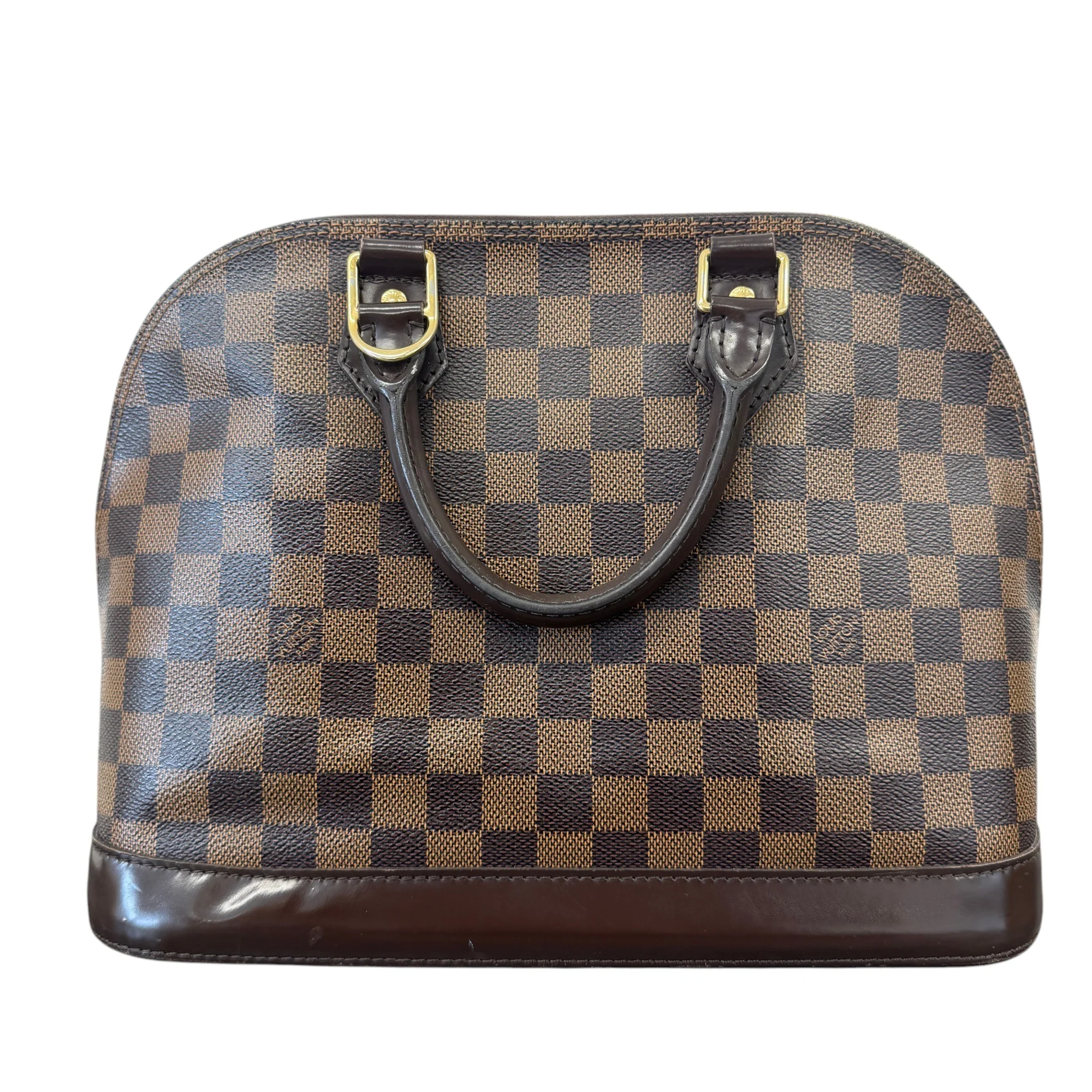 Women's Damier Ebene Alma Pm Bag Brown - Image 3