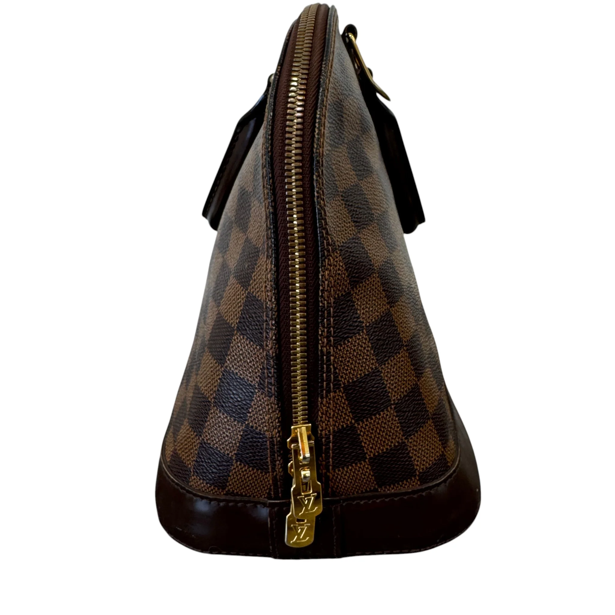 Women's Damier Ebene Alma Pm Bag Brown - Image 5