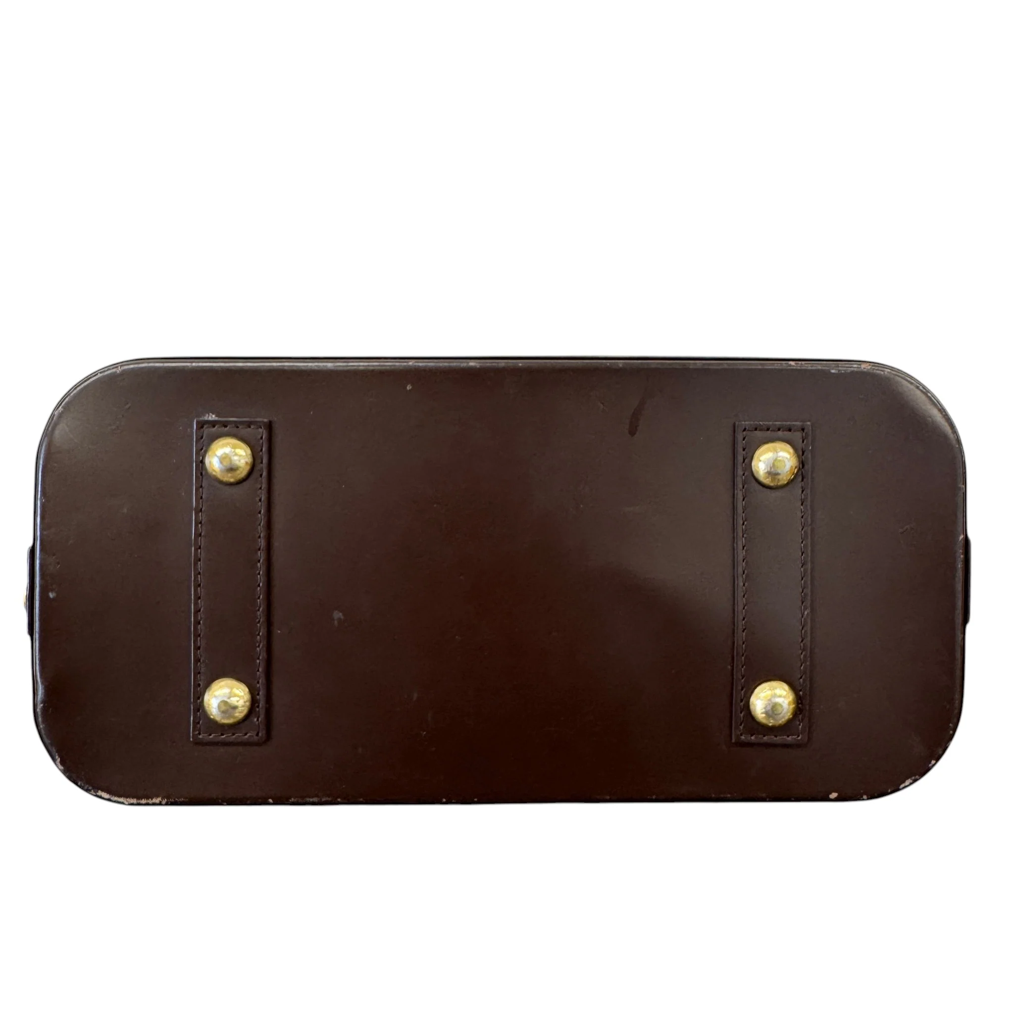 Women's Damier Ebene Alma Pm Bag Brown - Image 7
