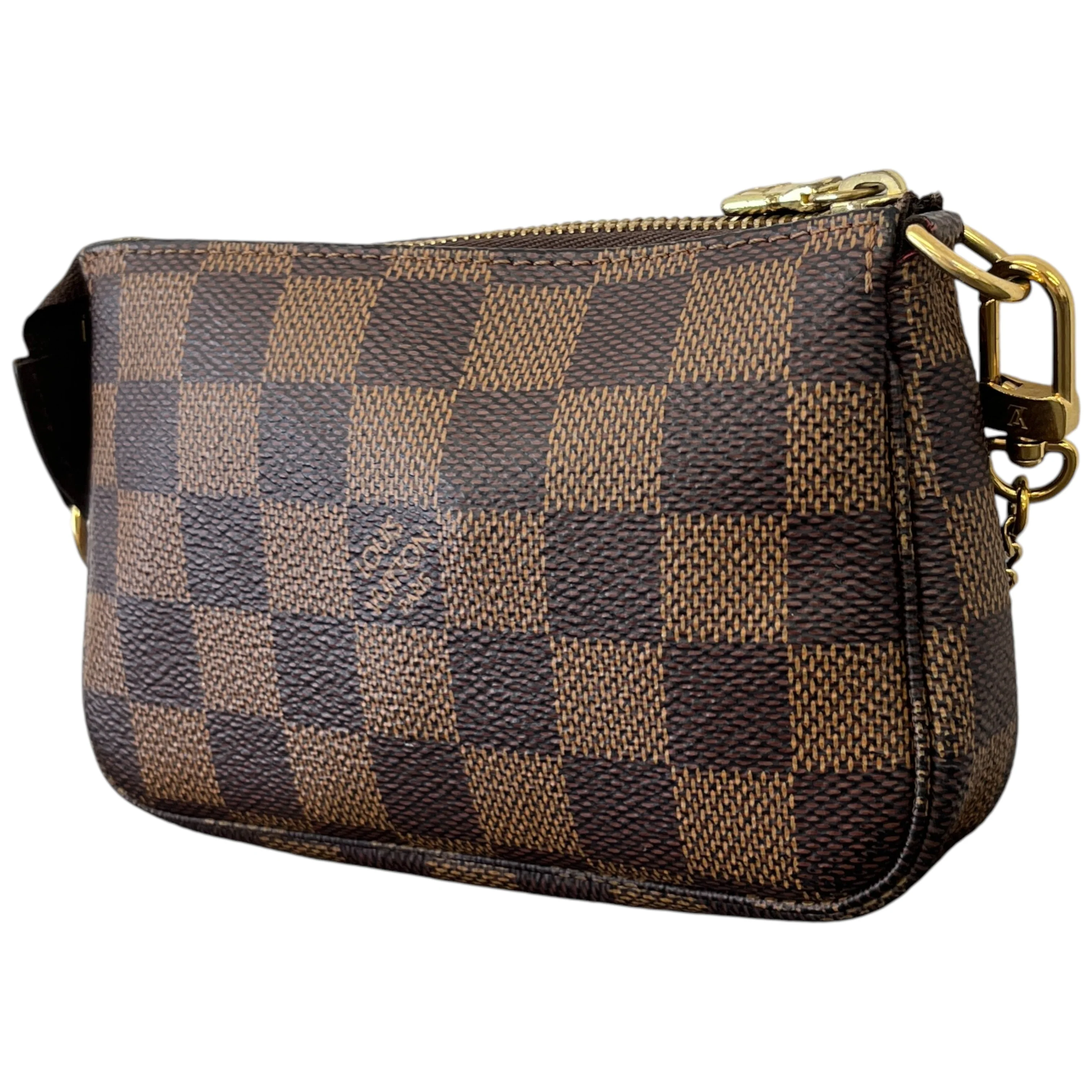 Women's Damier Ebene Mini Pochette Accessoires Bag Brown - Image 9