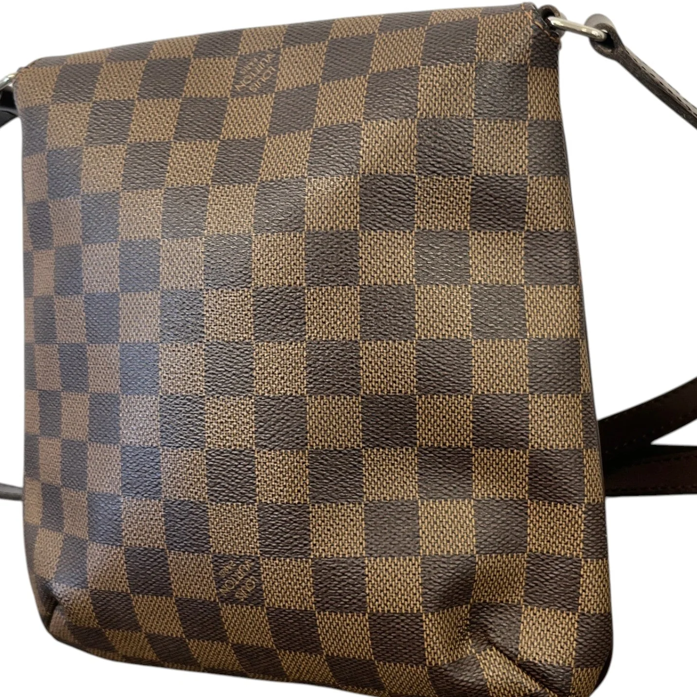Women's Damier Ebene Musette Salsa Handbag Brown - Image 8