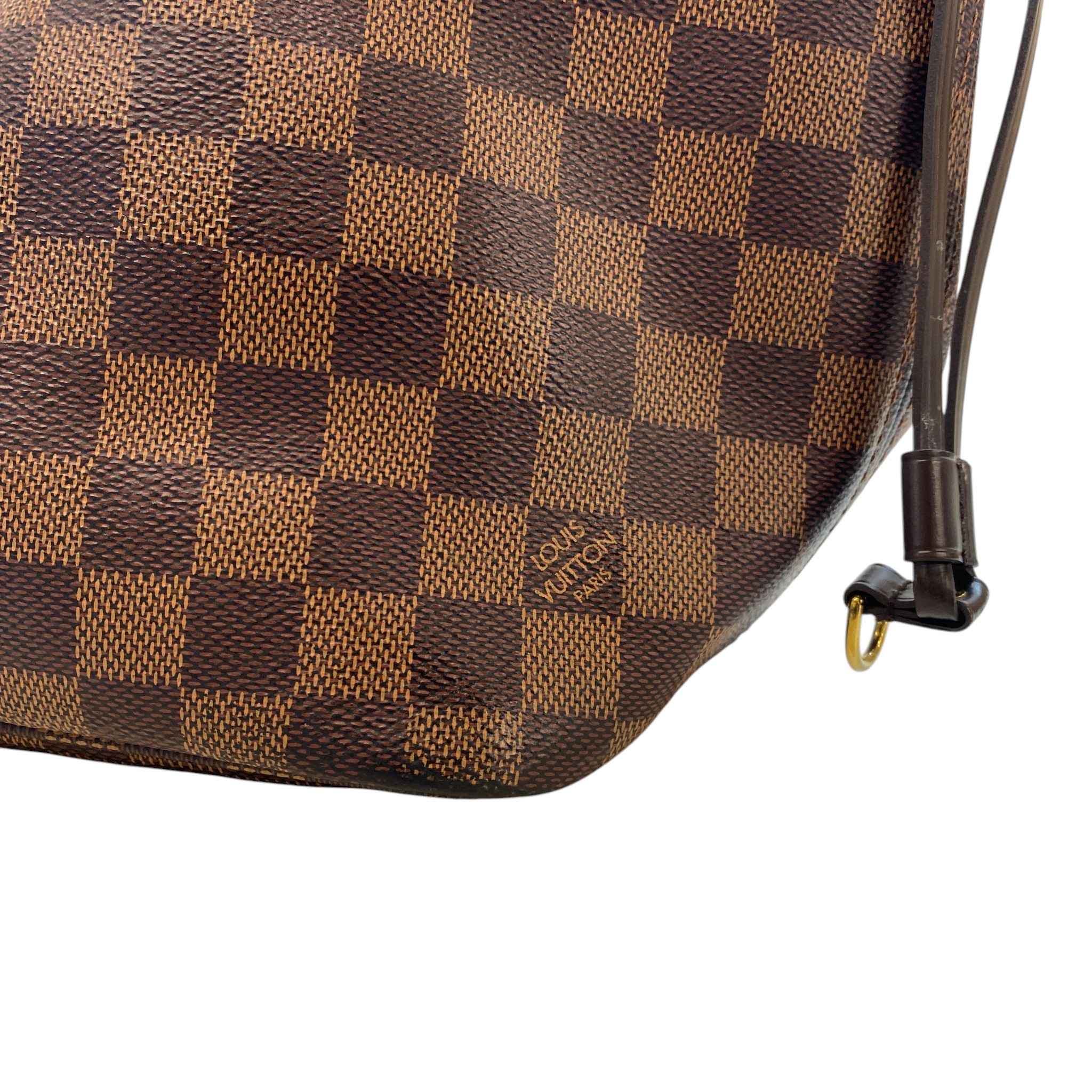 Women's Damier Ebene Neverfull Mm Bag Brown - Image 10