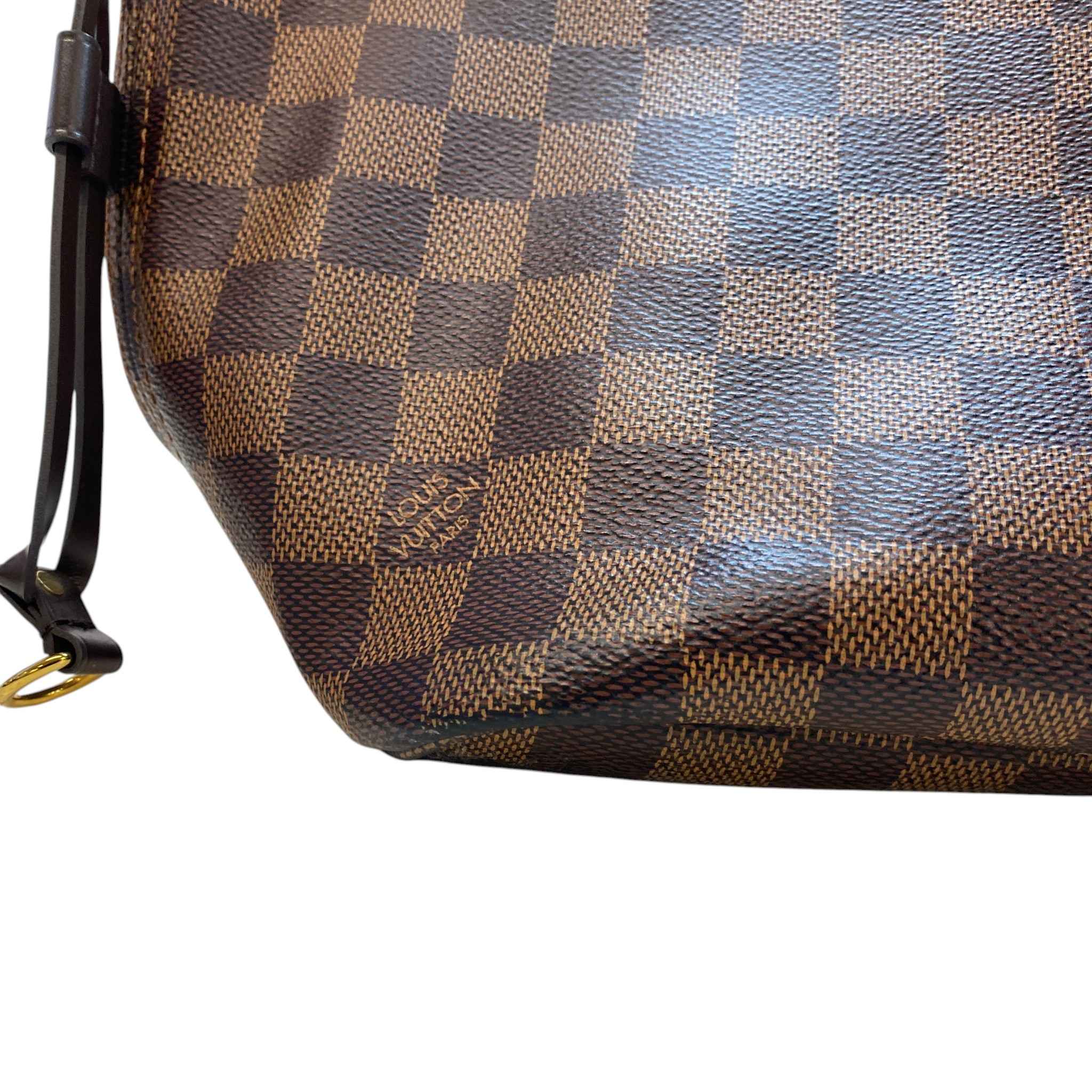 Women's Damier Ebene Neverfull Mm Bag Brown - Image 12