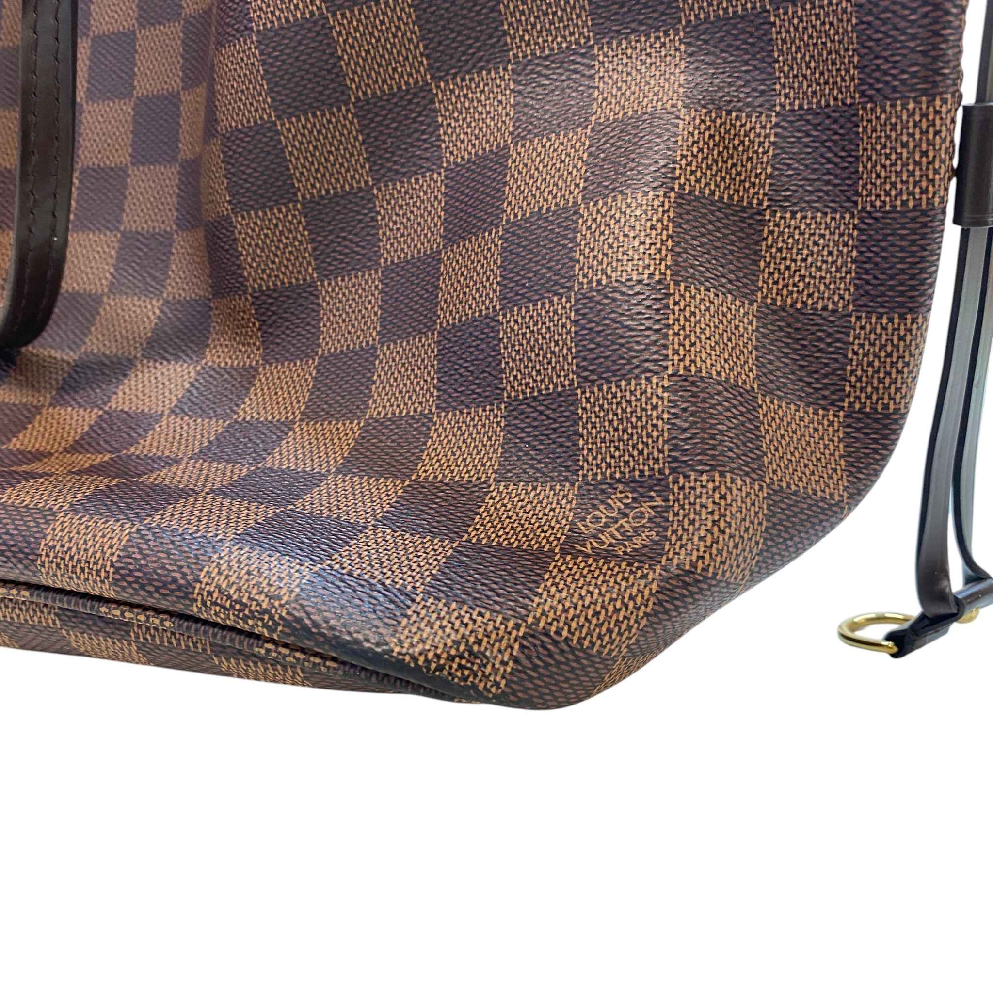 Women's Damier Ebene Neverfull Mm Bag Brown - Image 13